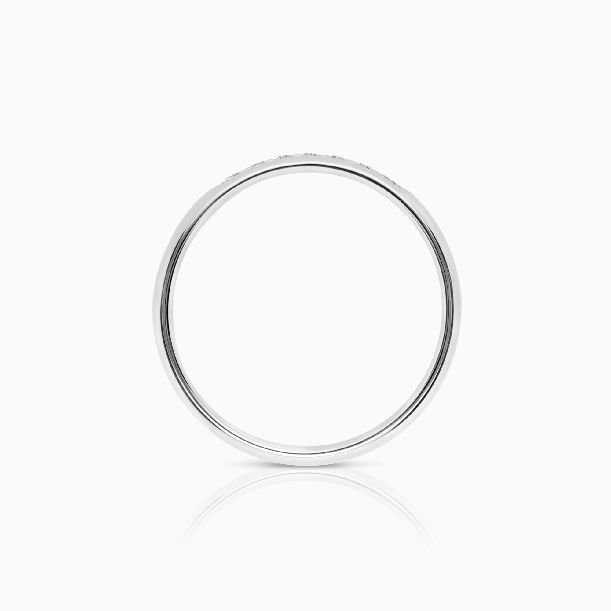 Alliansring 0,07ct 18K vitguld