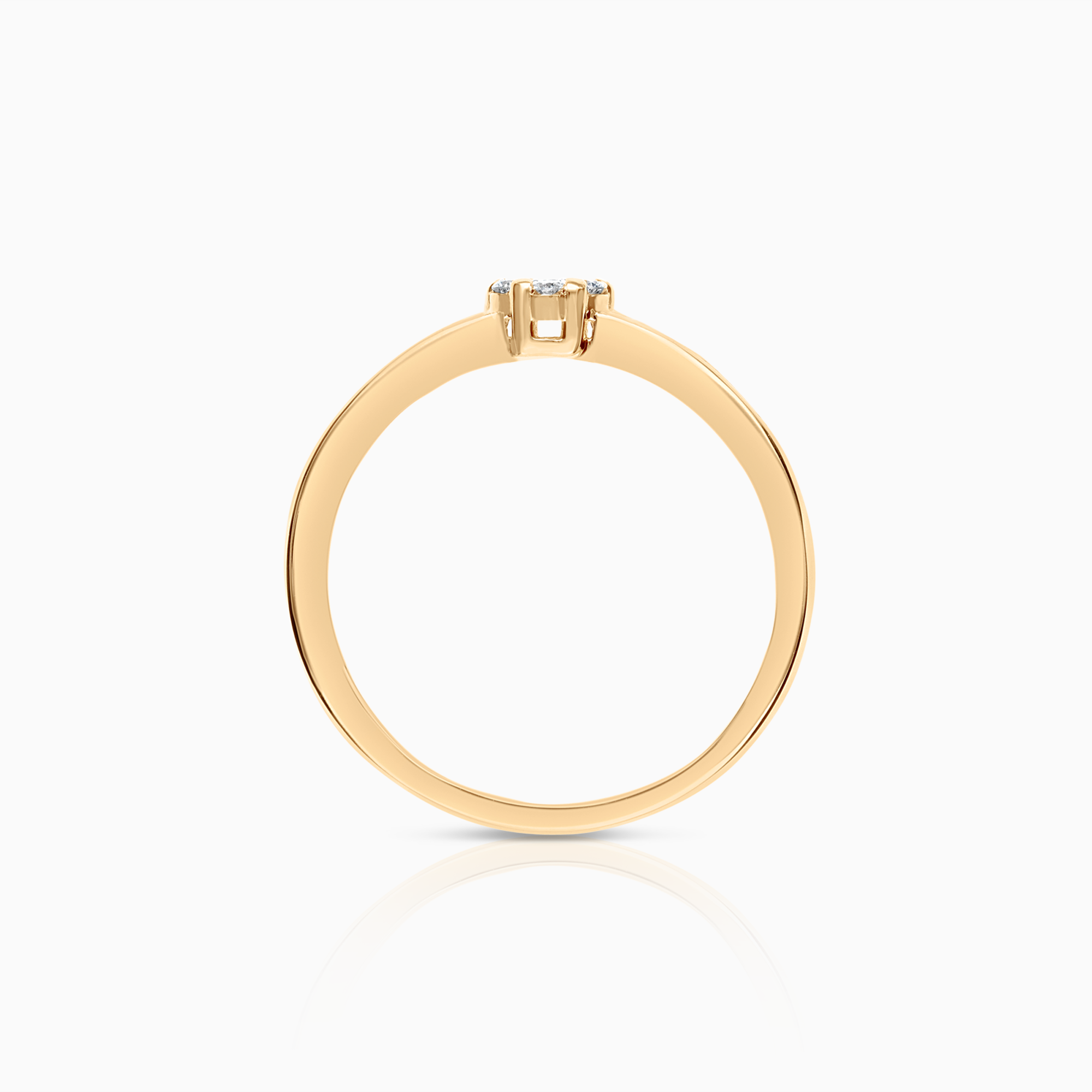 Diamond ring 0.16ct 18K gold