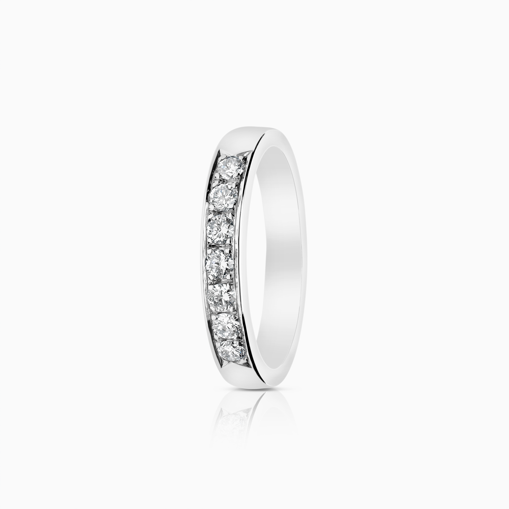 Alliansring 0,28ct 18K vitguld