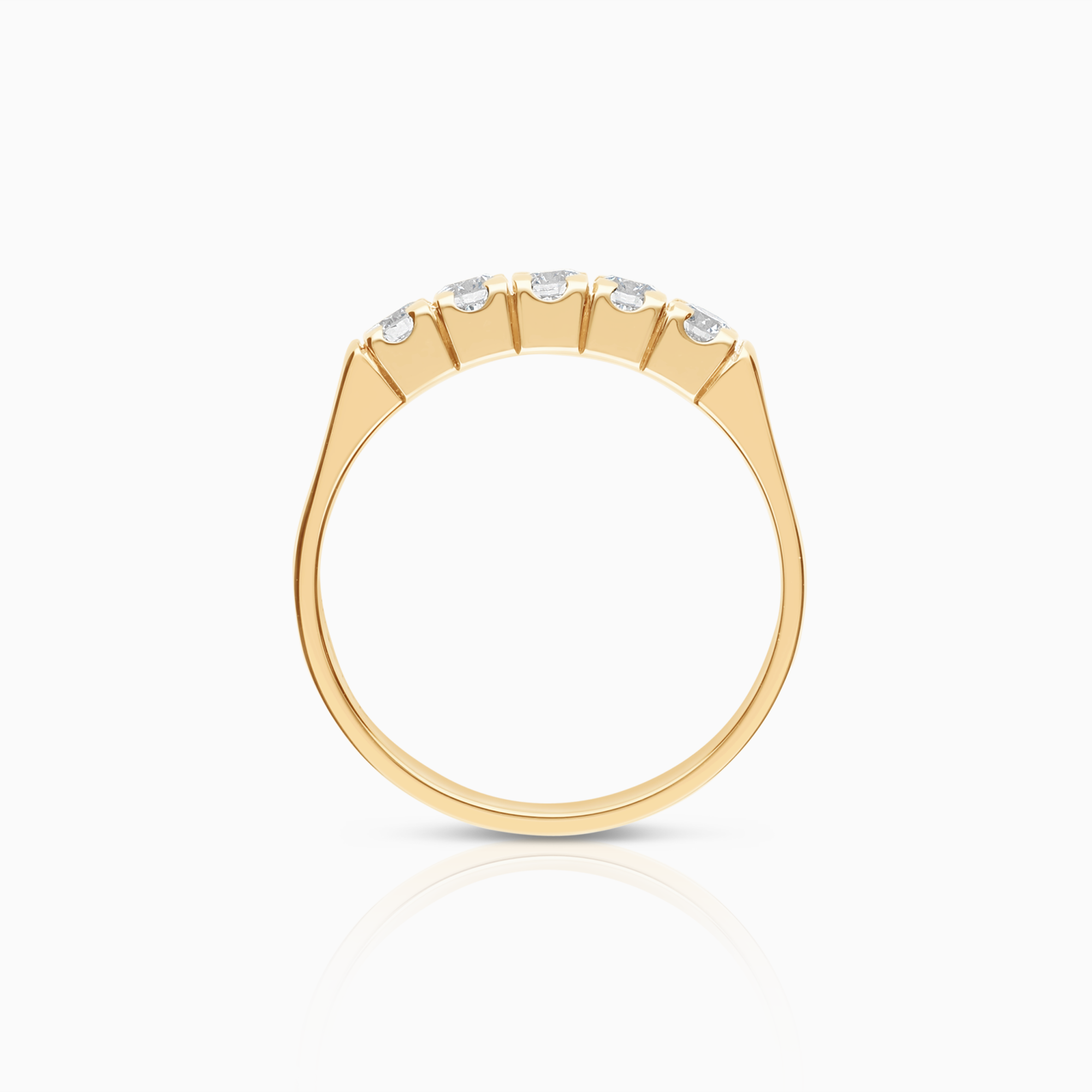 Alliansring 0,50ct 18K guld