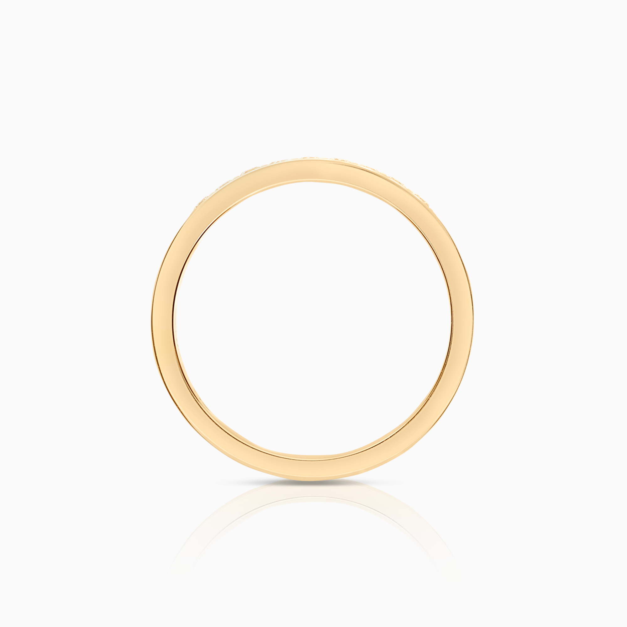 Alliansring 0,18ct 18K guld