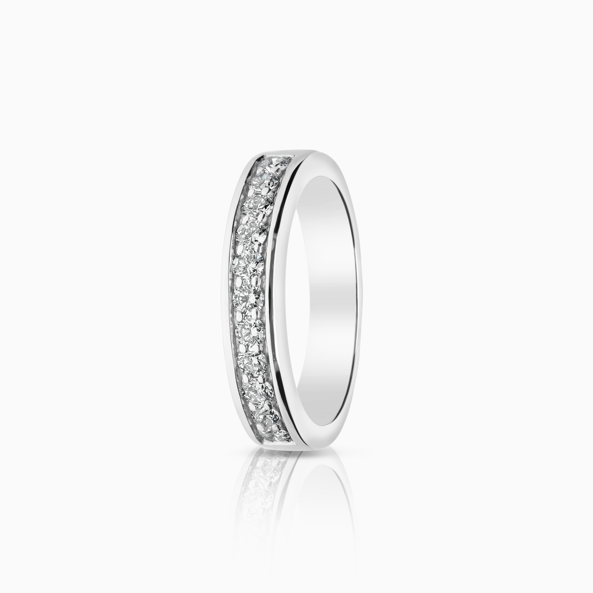 Alliansring 0,44ct 18K vitguld