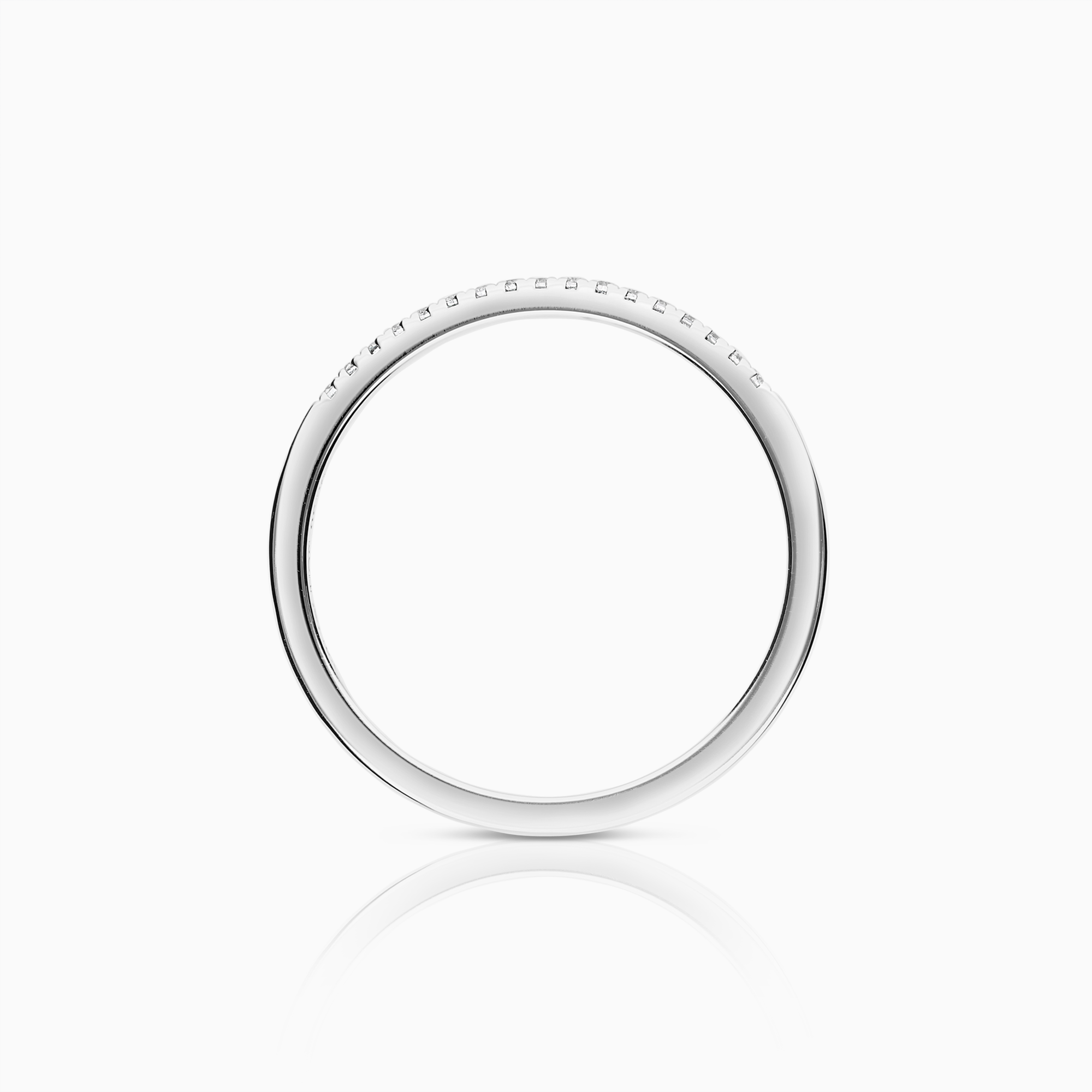 Alliansering 0,13ct 18K hvitt gull