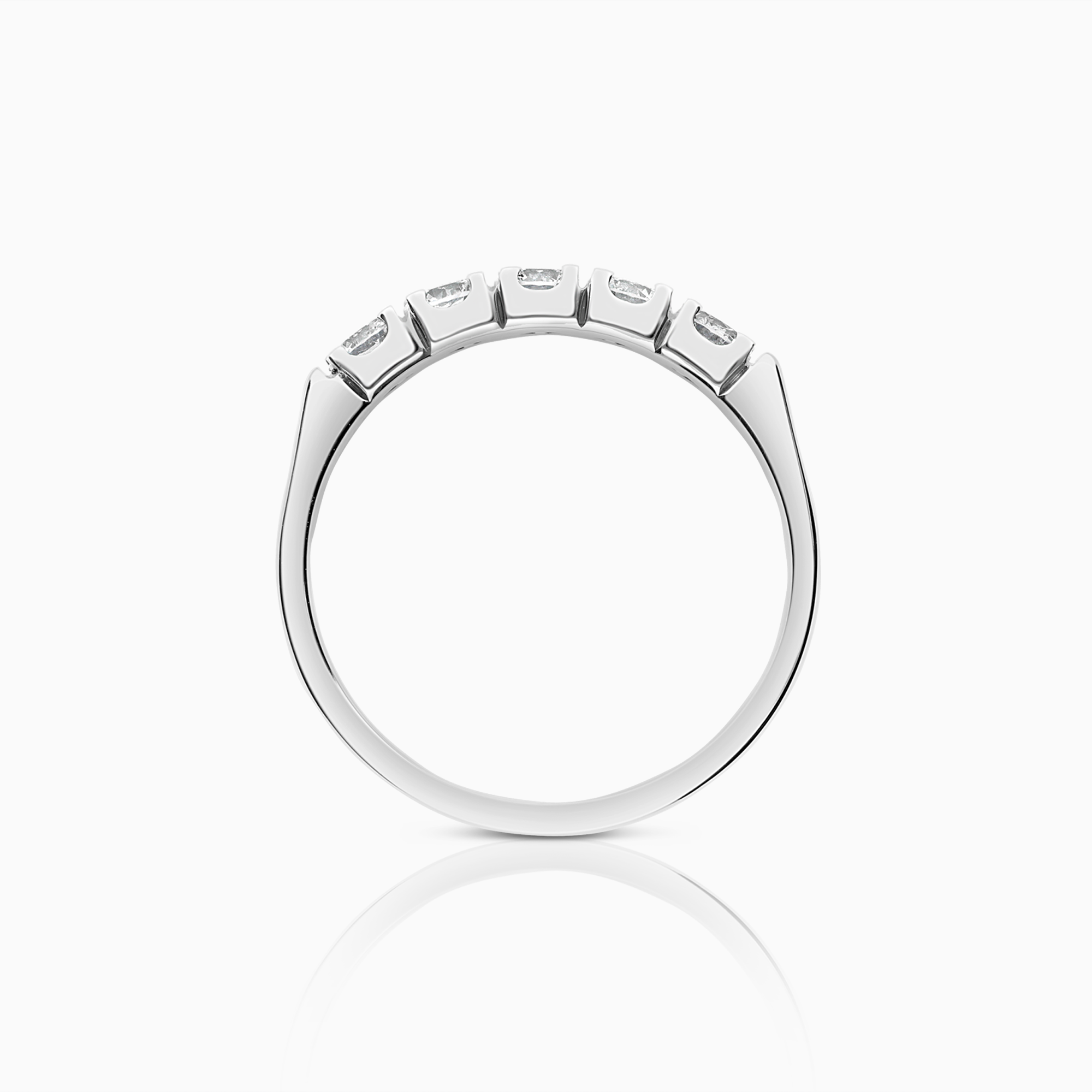 Alliansering 0,50ct 18K hvitt gull