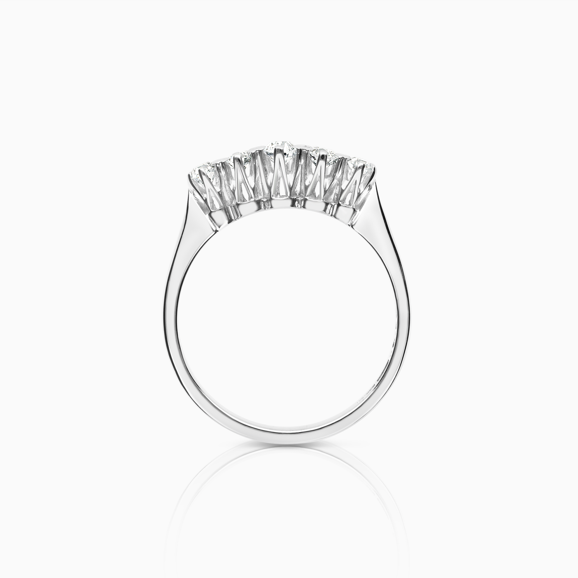 Alliansering 0,40ct 18K hvitt gull