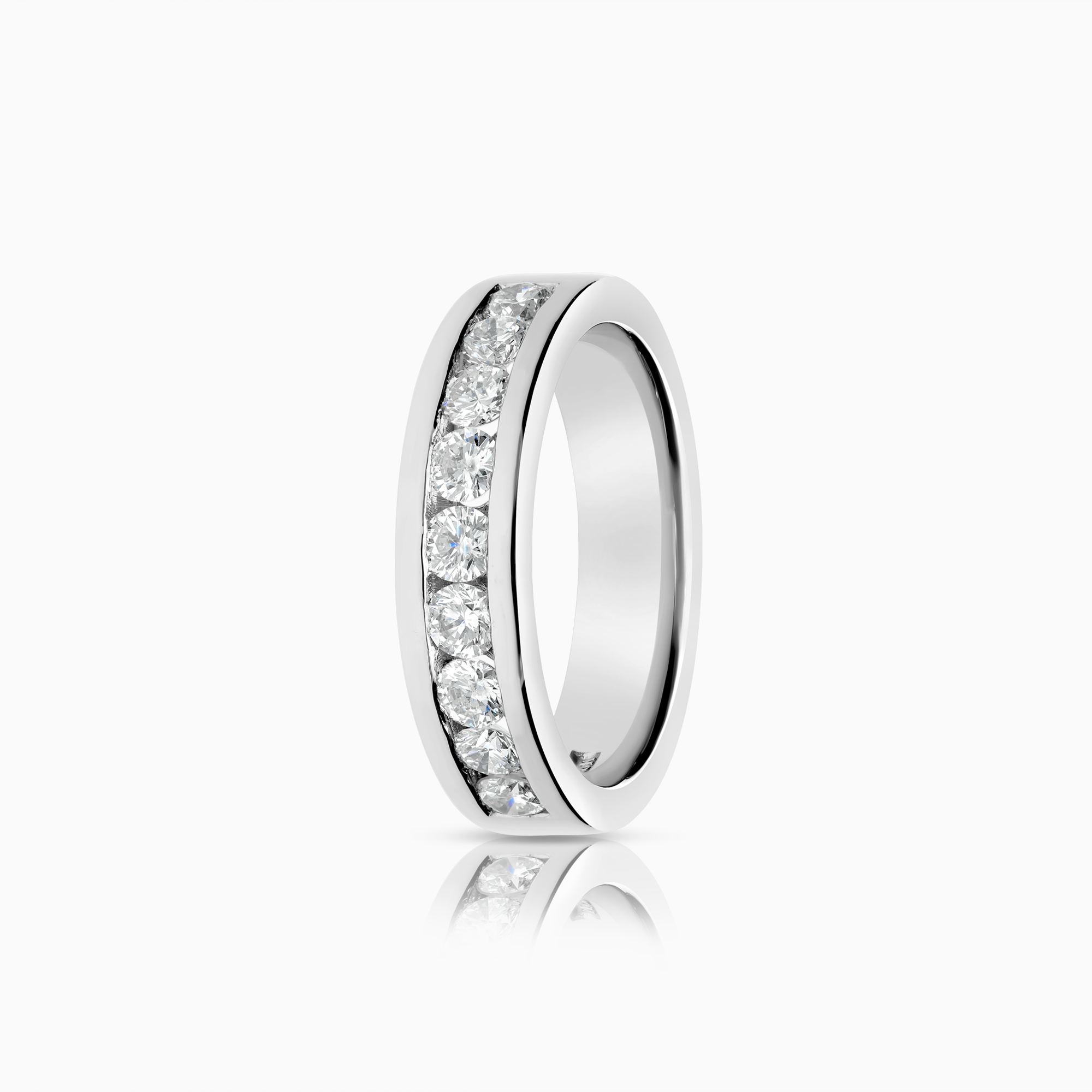 Alliansring 0,72ct 18K vitguld