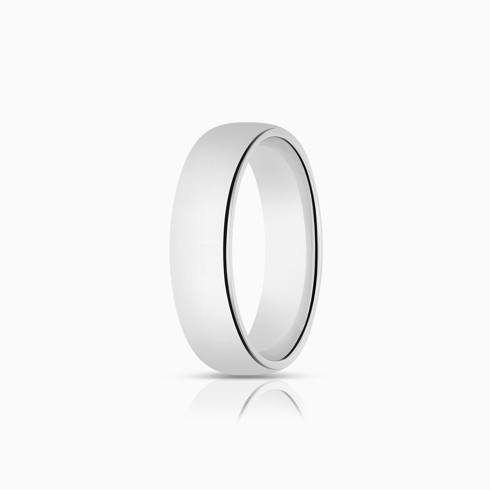 Schalins plain ring 8.77g 18K white gold