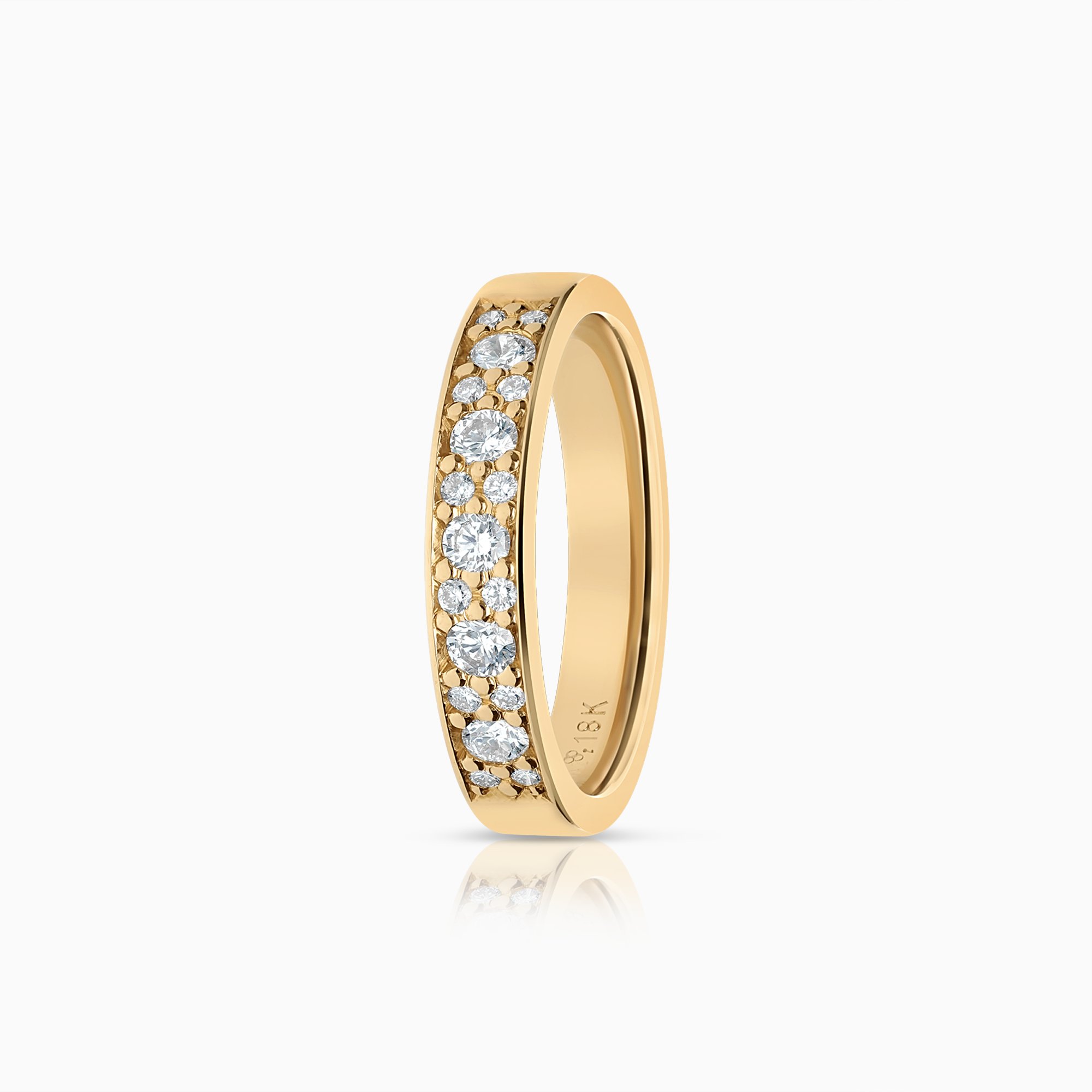 Alliansring 0,47ct 18K guld