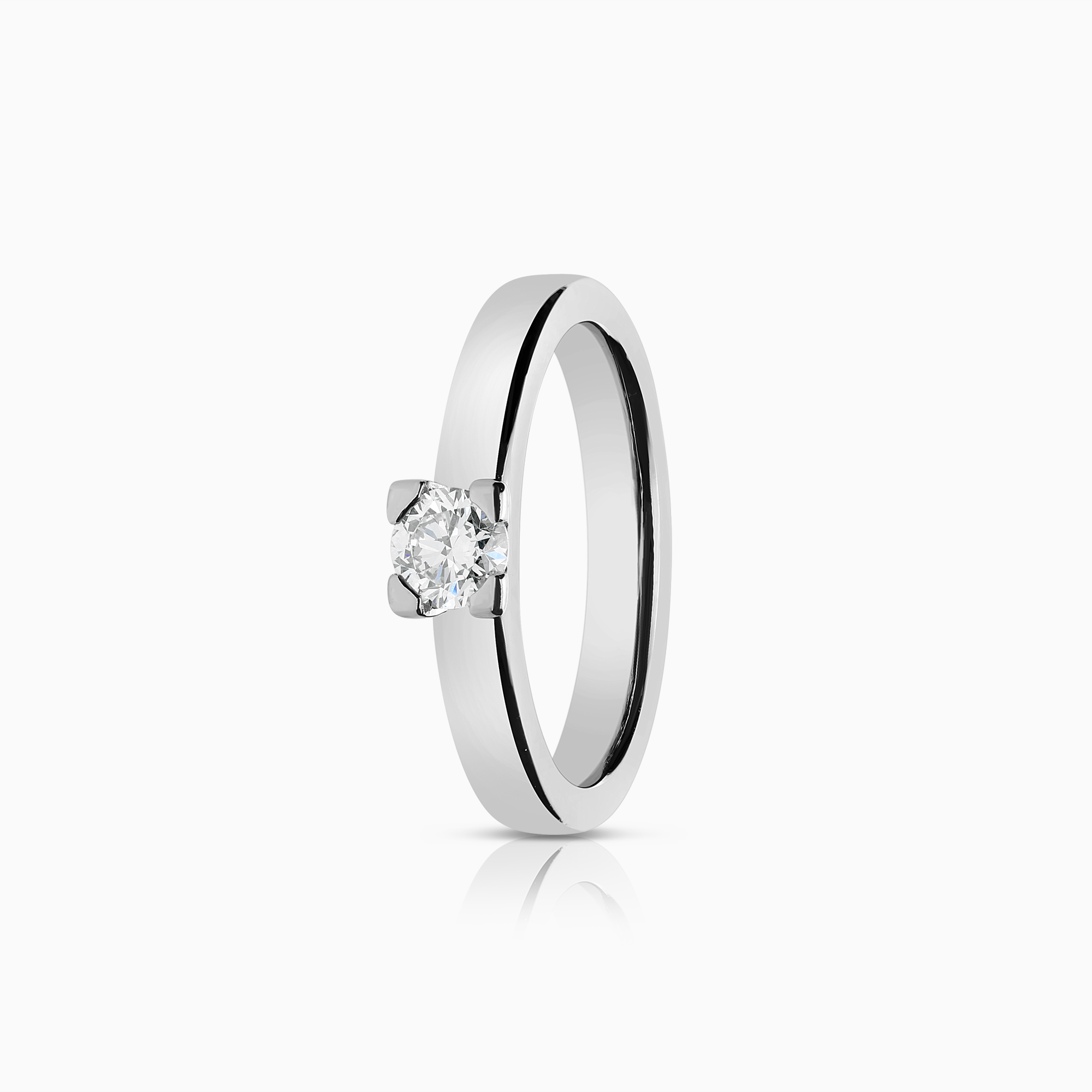 Solitärring 0,30ct 18K guld