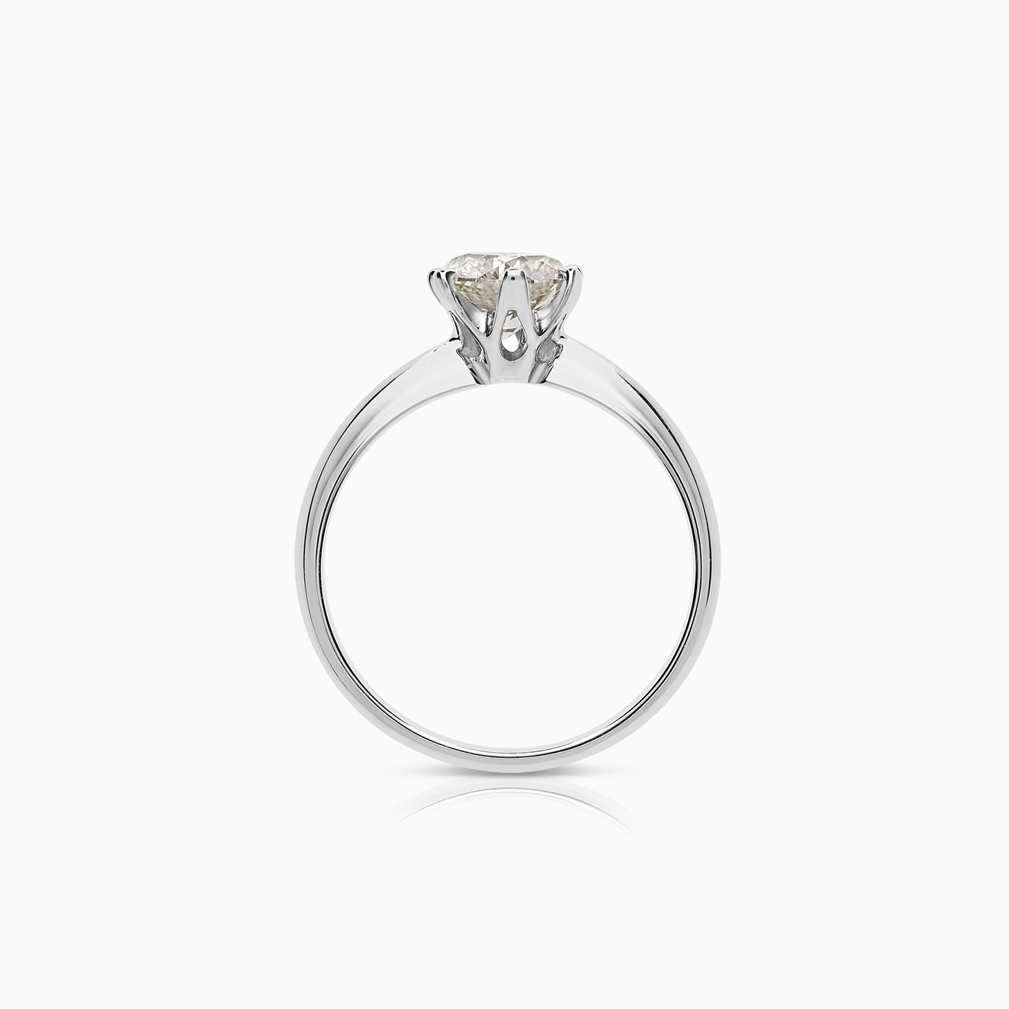 Solitaire ring 1.00ct 18K gold