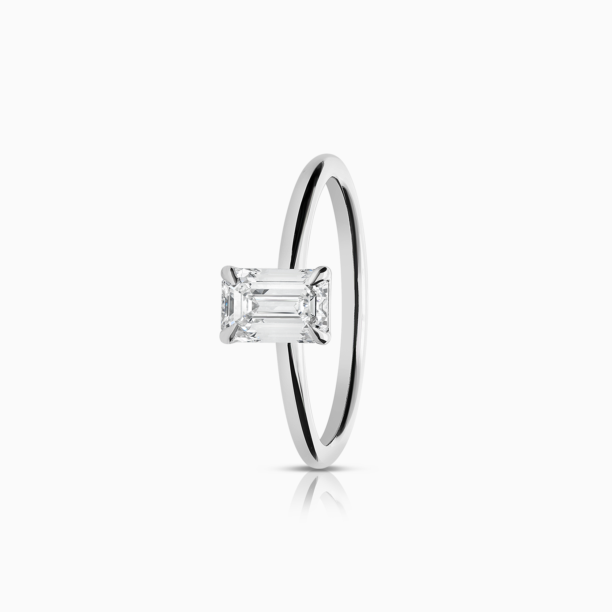 Solitärring 0,82ct 18K guld