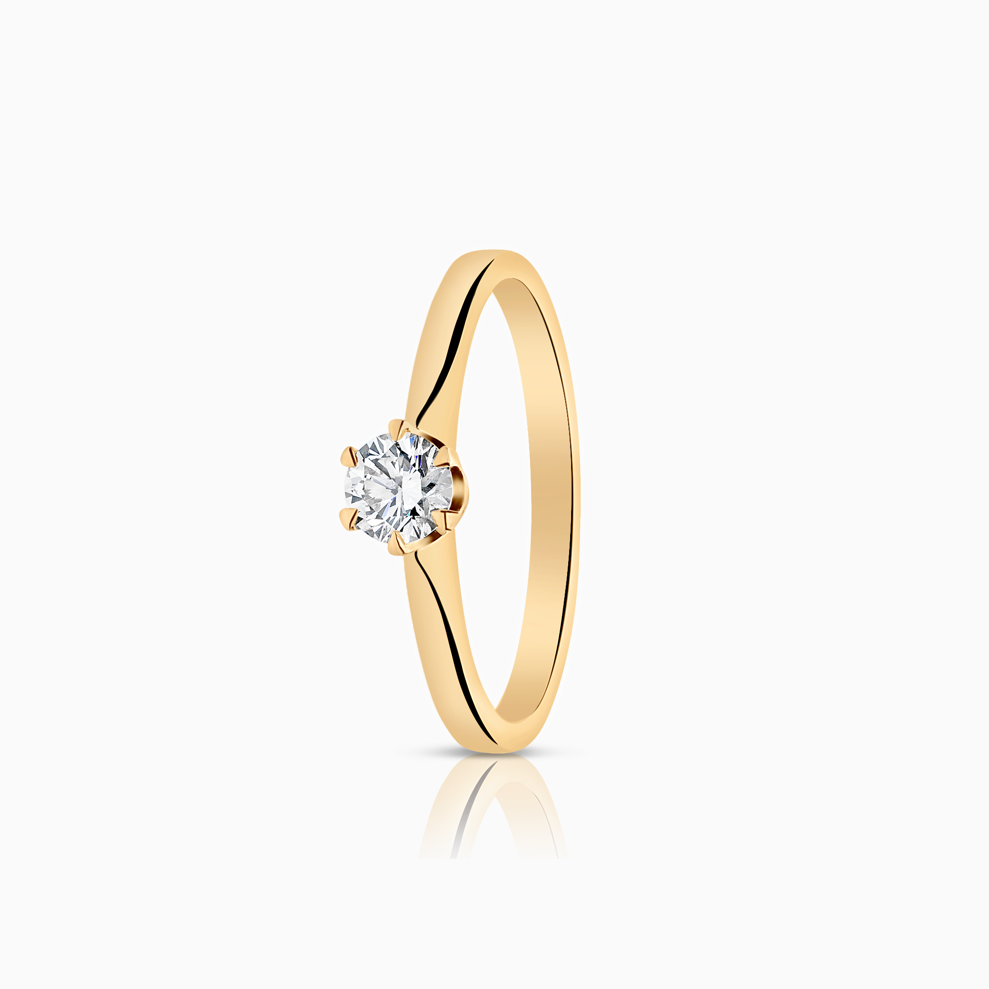 Solitärring 0,30ct 18K guld