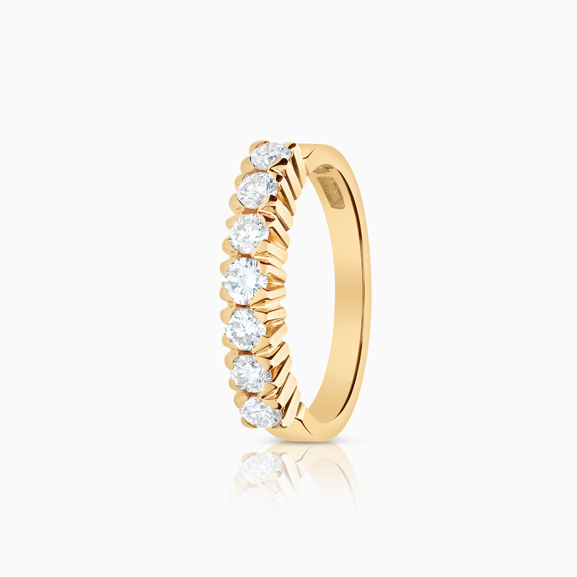 Alliansring 0,60ct 18K guld