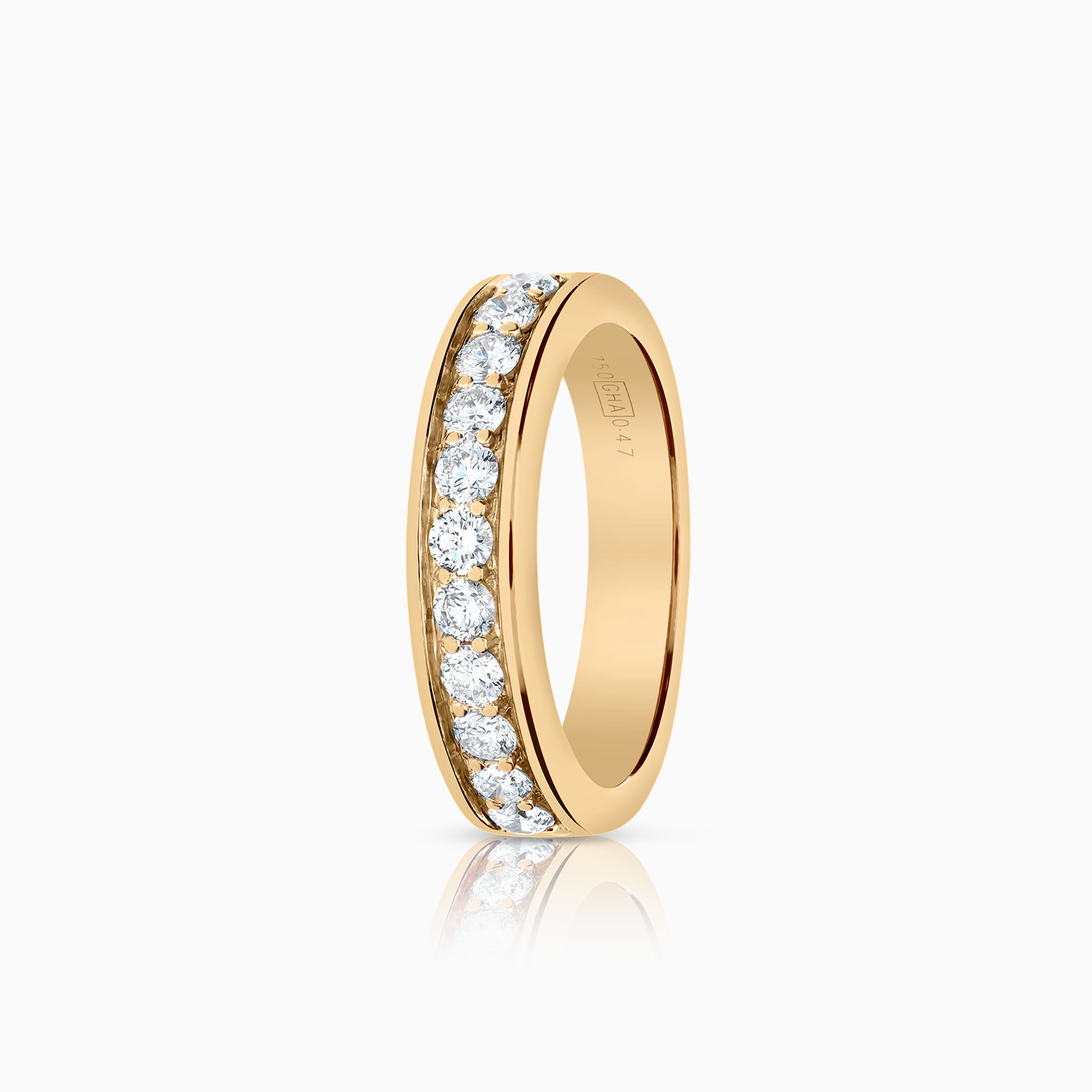 Alliansring 0,47ct 18K guld