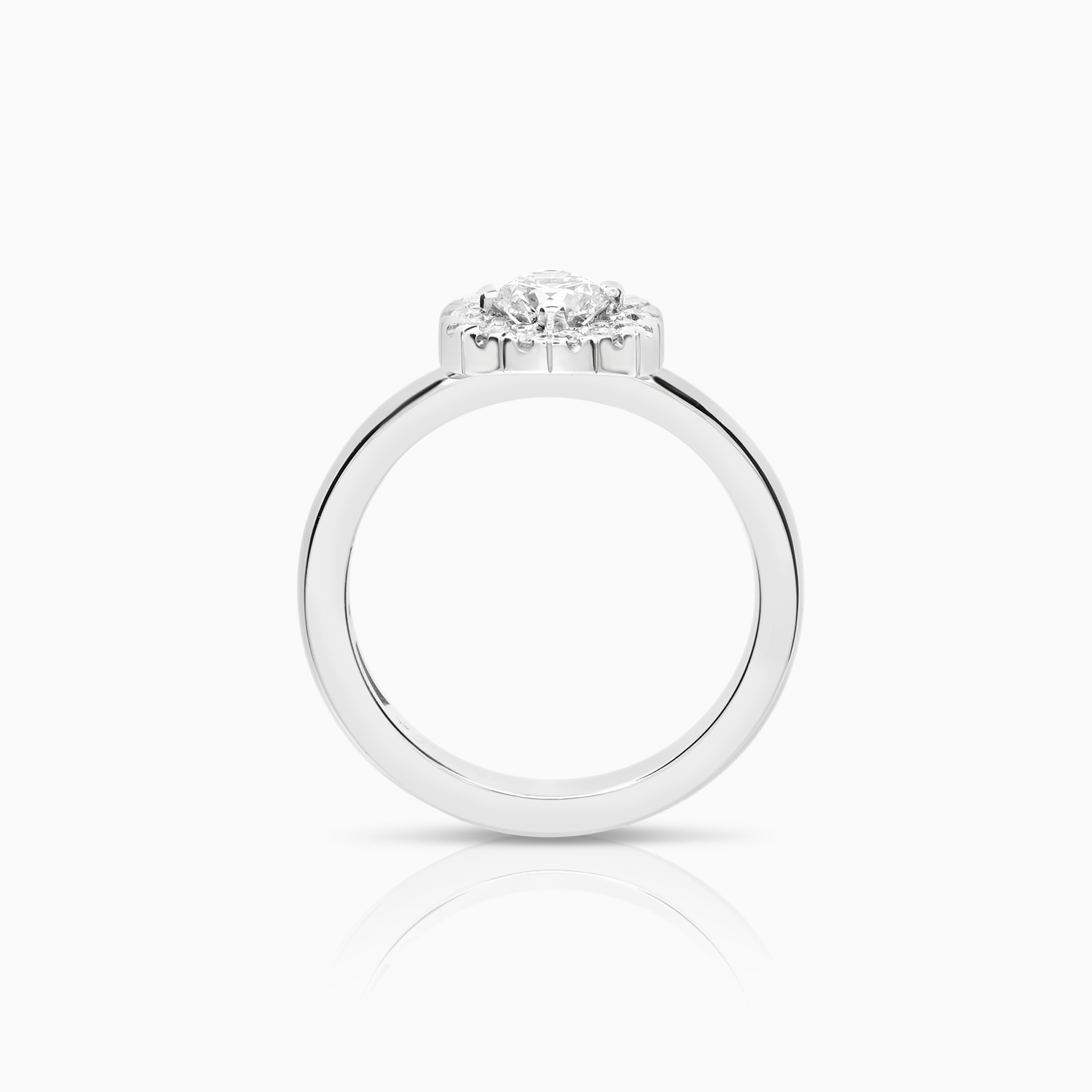 Haloring 0,54ct 18K vitguld