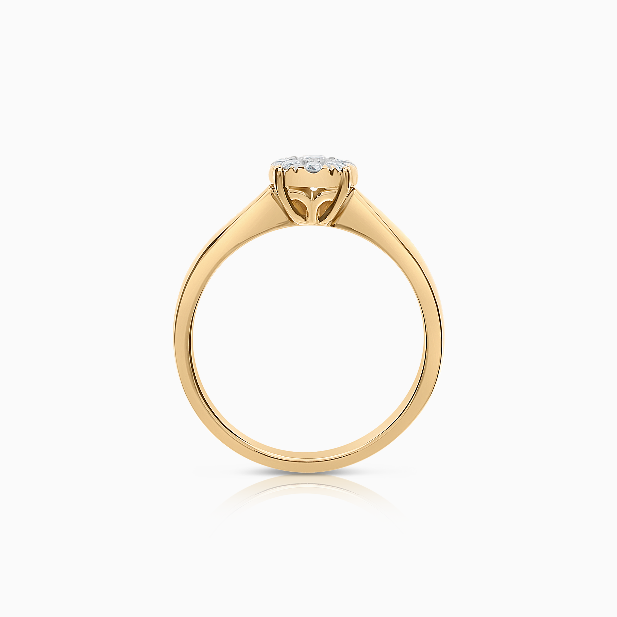 Diamond ring 0.20ct 18K gold