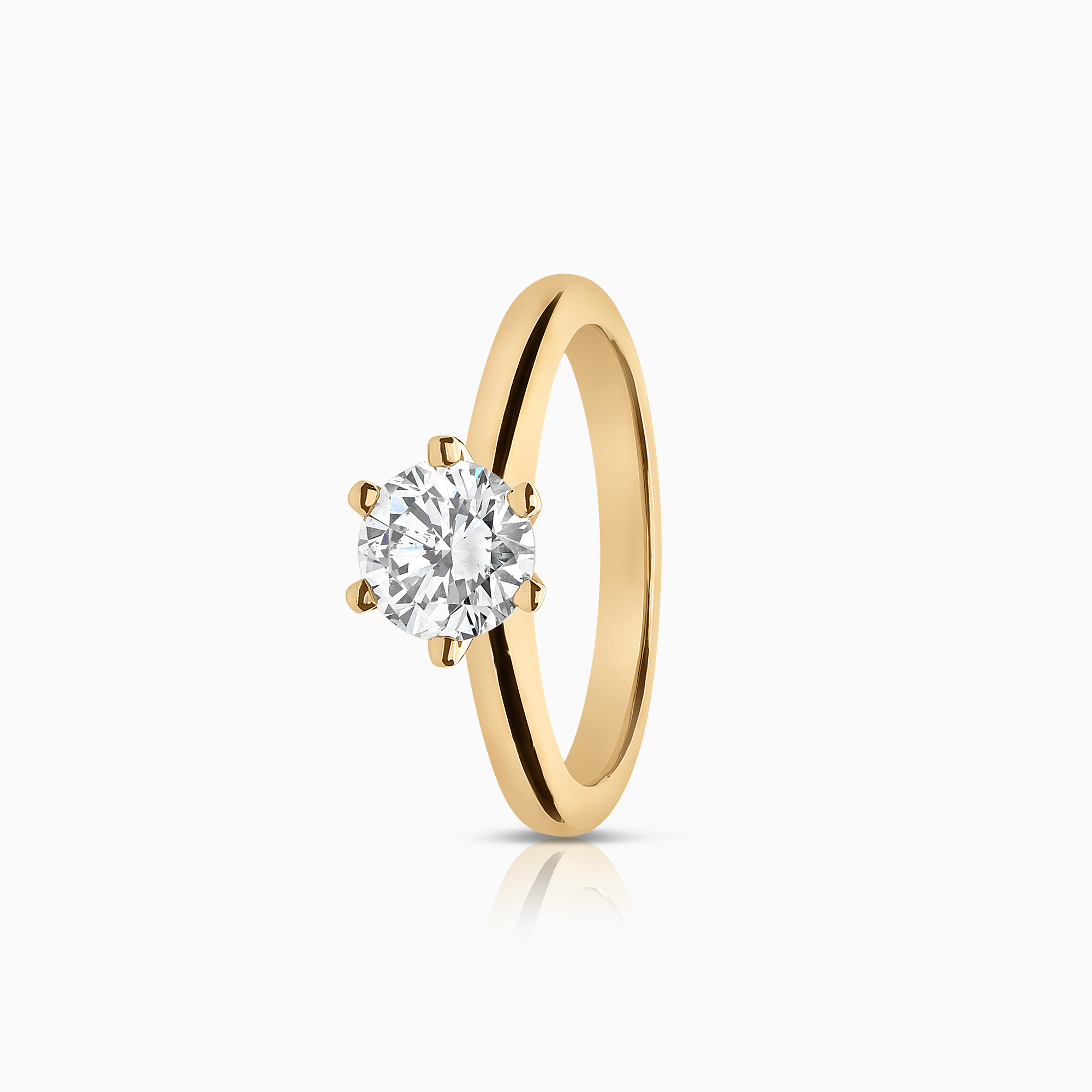 Solitärring 1,10ct 18K guld