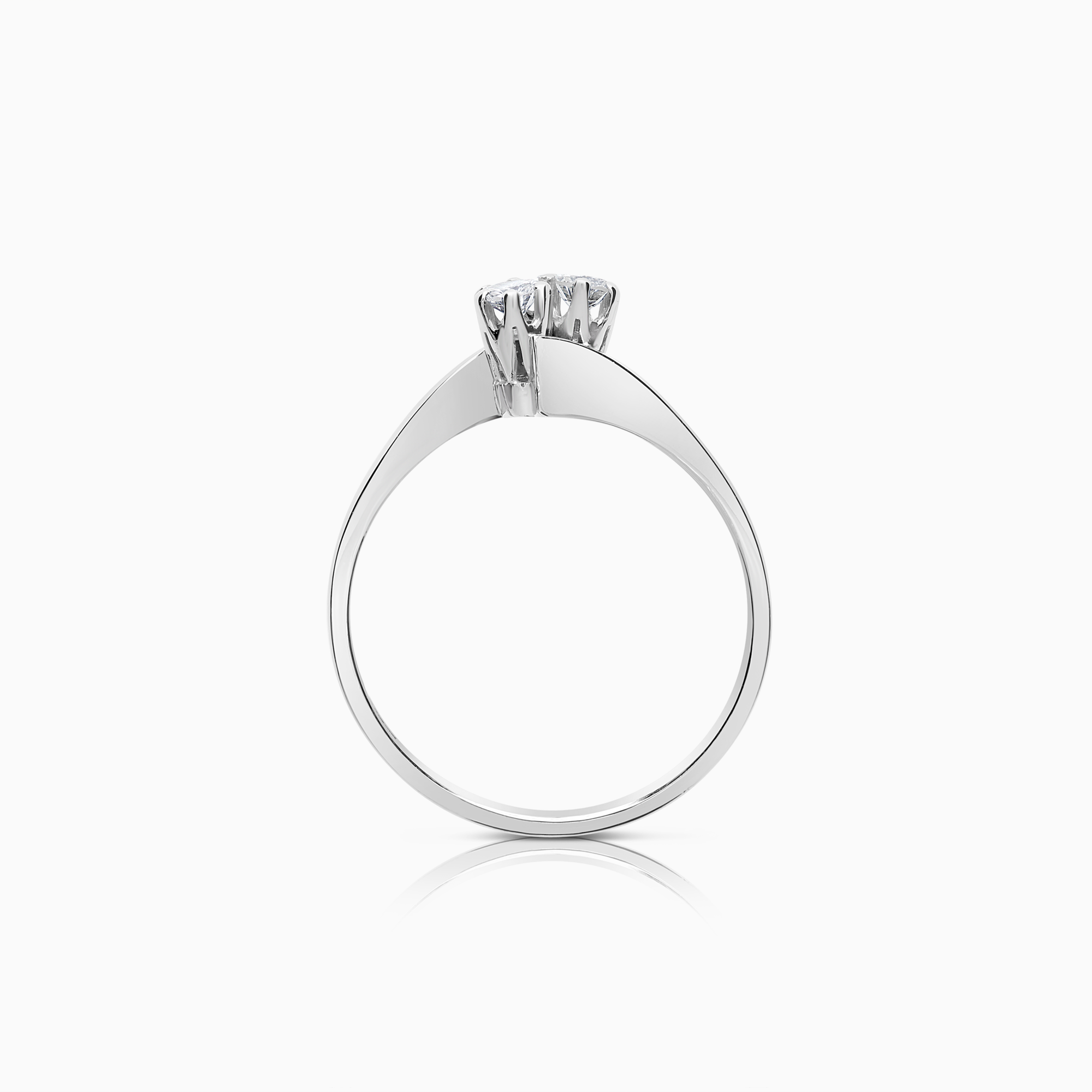 Diamantring 0,20ct 18K vitguld