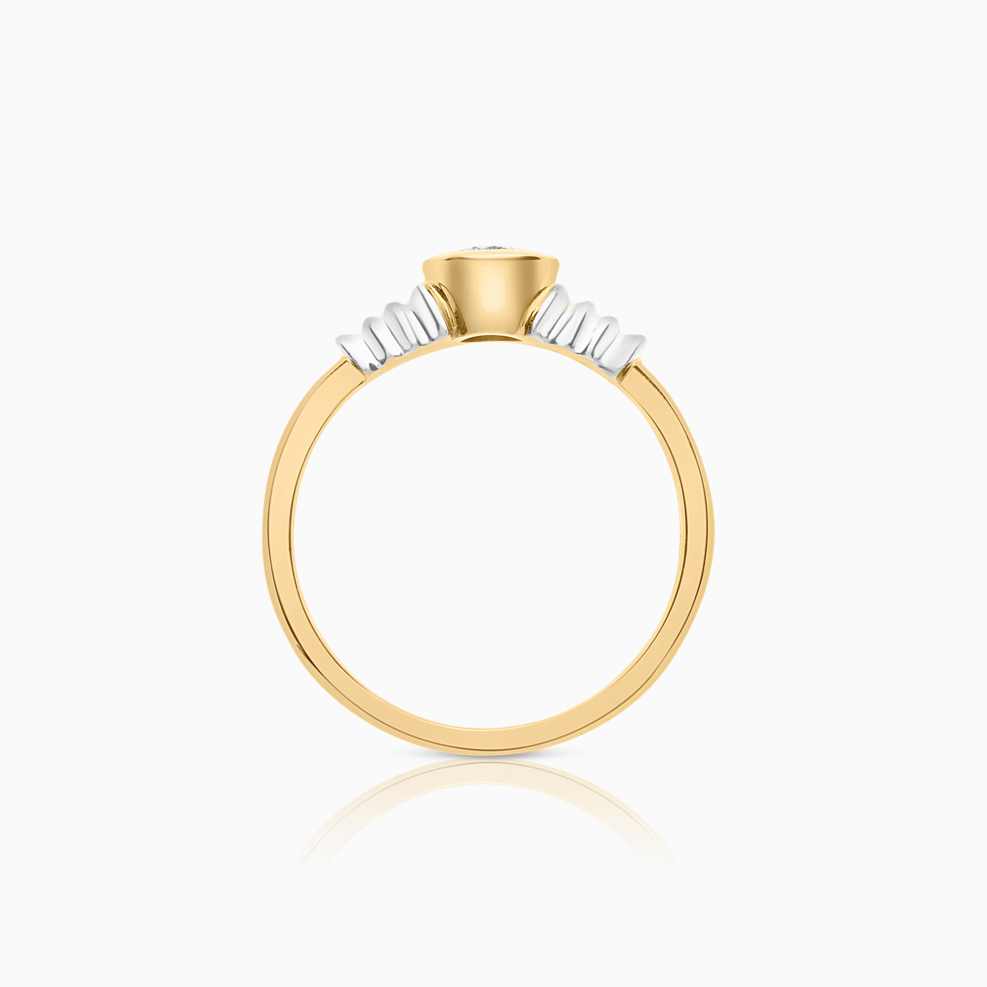 Diamantring 0,21ct 18K guld/vitguld