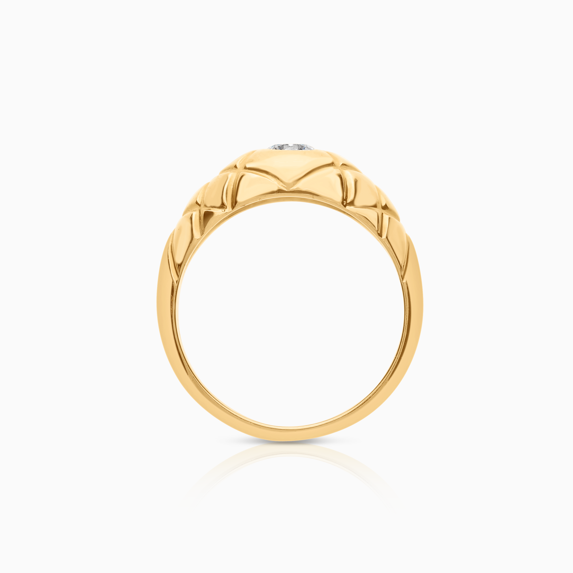 Diamantring 0,21ct 18K guld