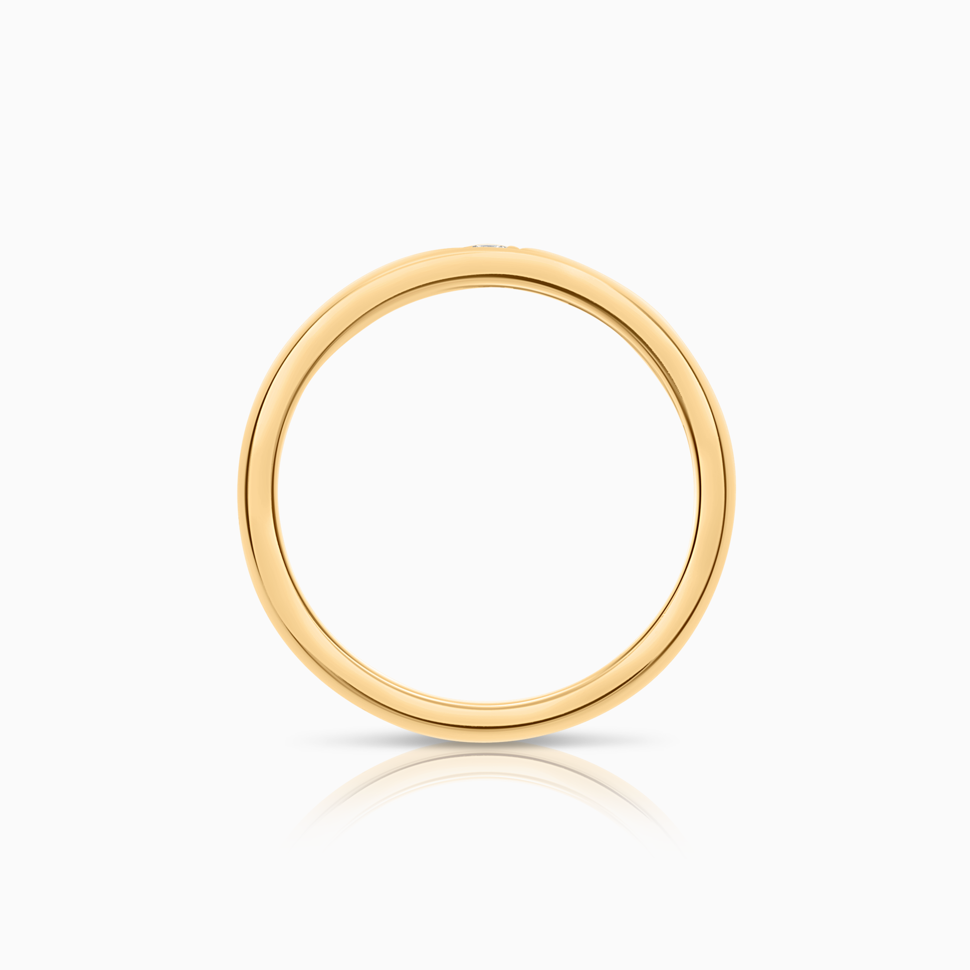 Diamond ring 0.04ct 18K gold
