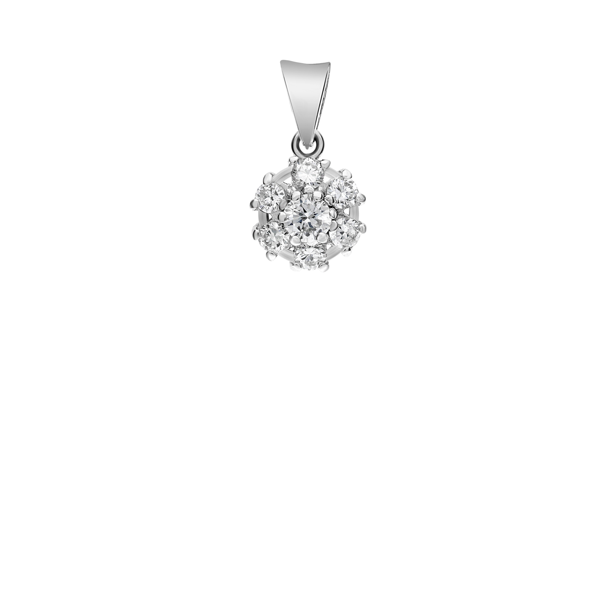 Hängsmycke diamanter 0,30ct 18K vitguld