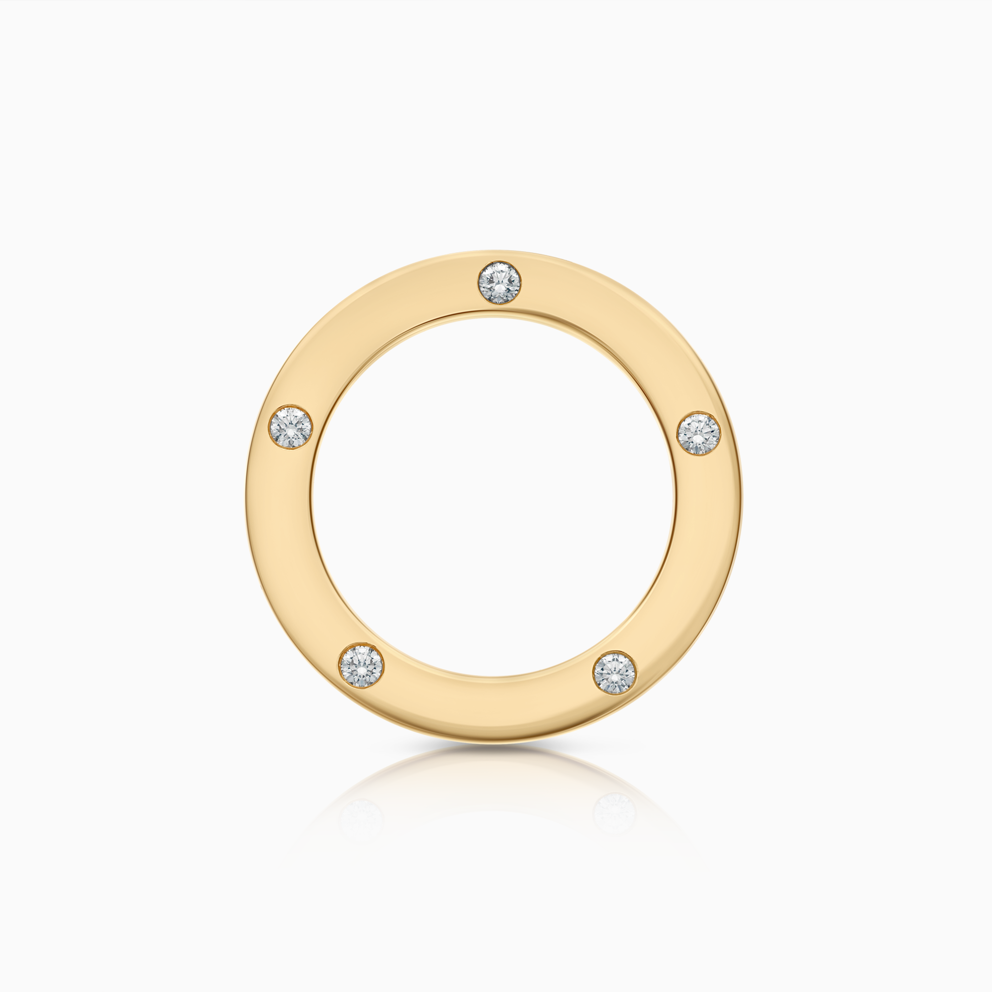 Diamond pendant 0.15ct 18K gold