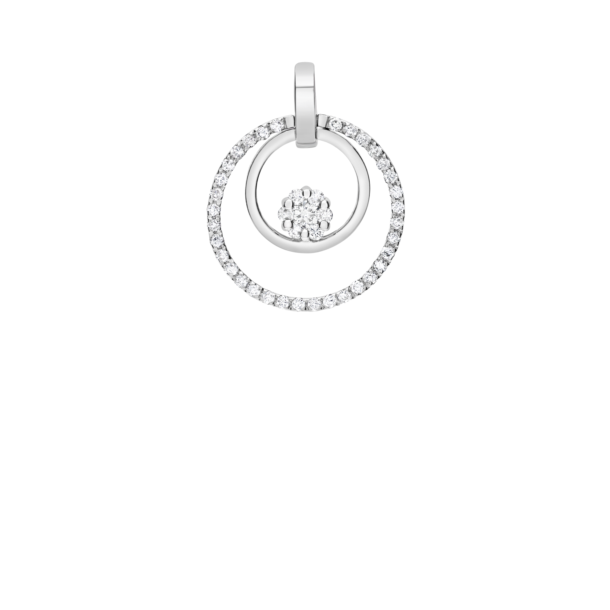 Diamond Pendant 0.20ct 18K White Gold