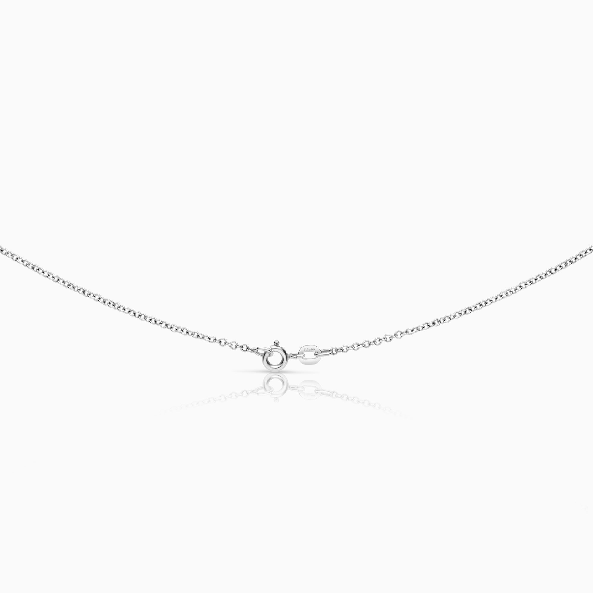 Cable necklace 7.36g 18K white gold