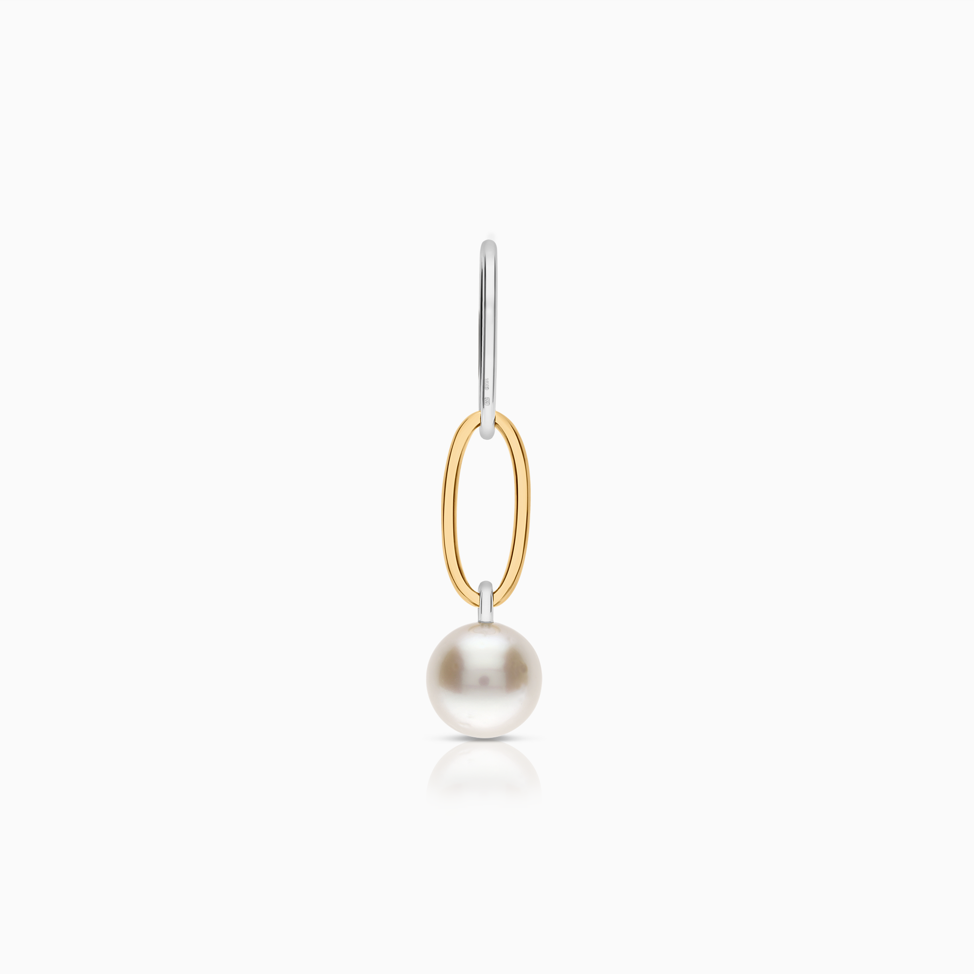 Pendant with pearl 5.34g 18K white/yellow gold