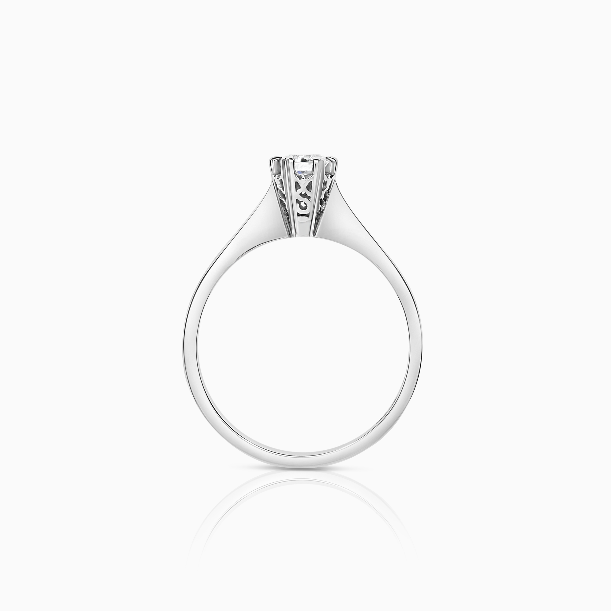Solitärring 0,21ct 18K vitguld