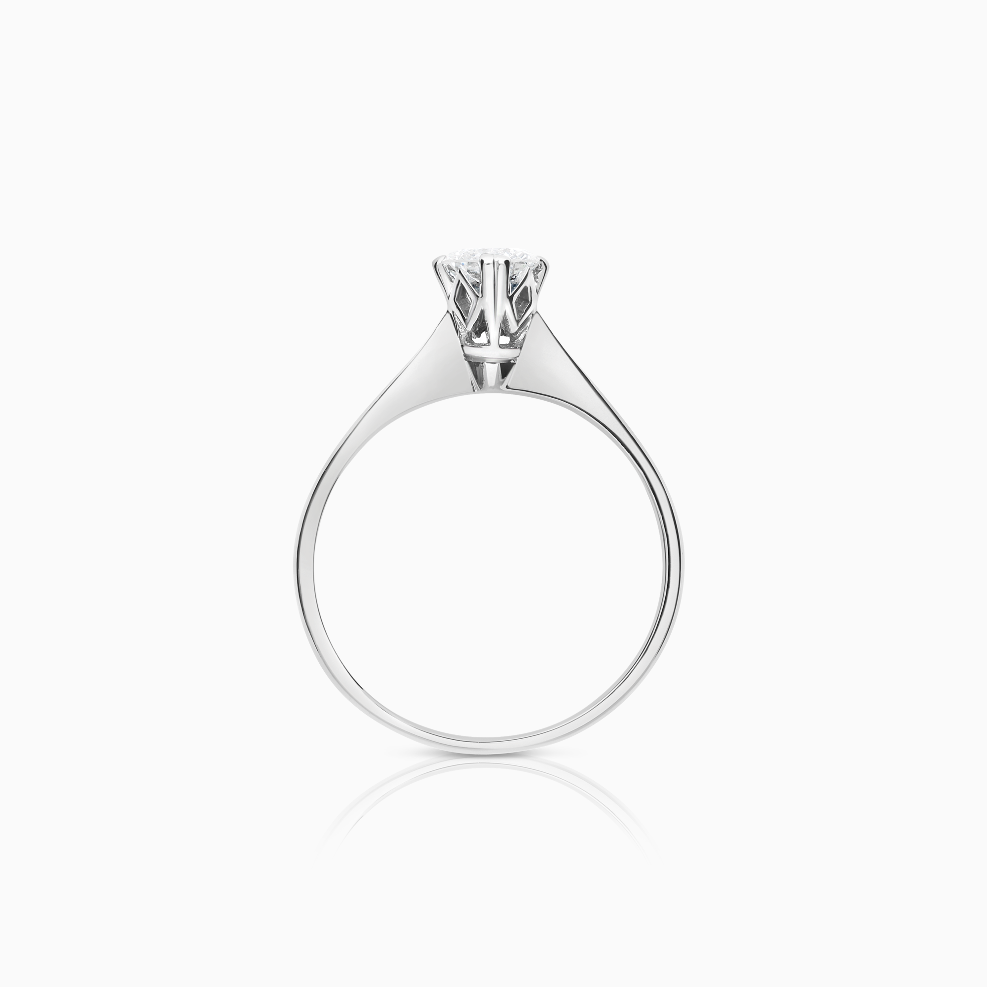 Solitärring 0,46ct 18K vitguld