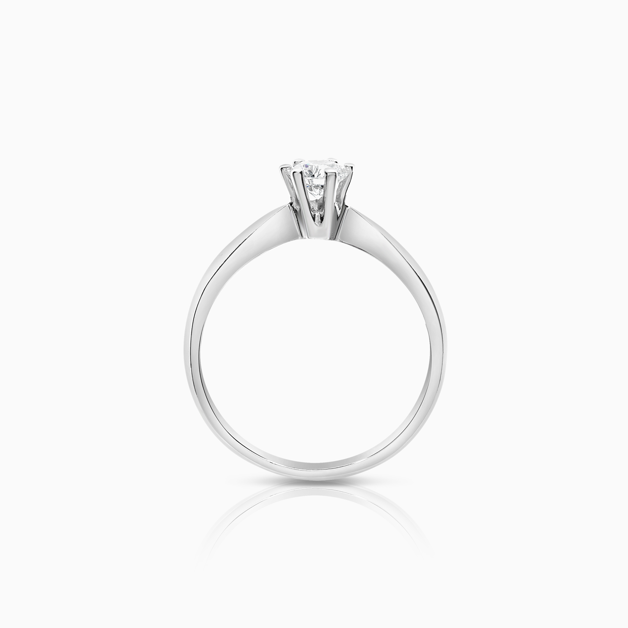 Solitärring 0,29ct 18K vitguld