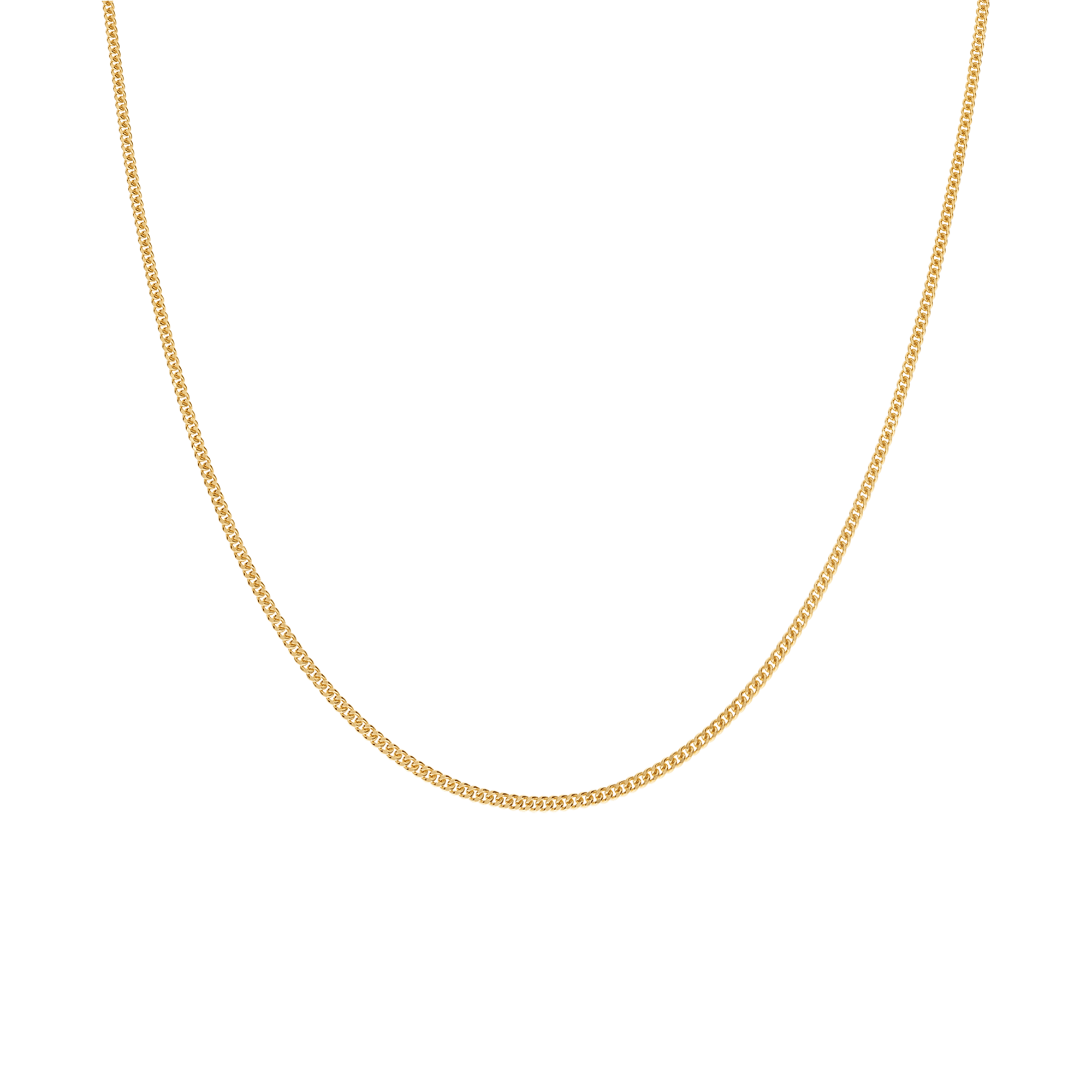 Pansarkedja 42cm 18K guld