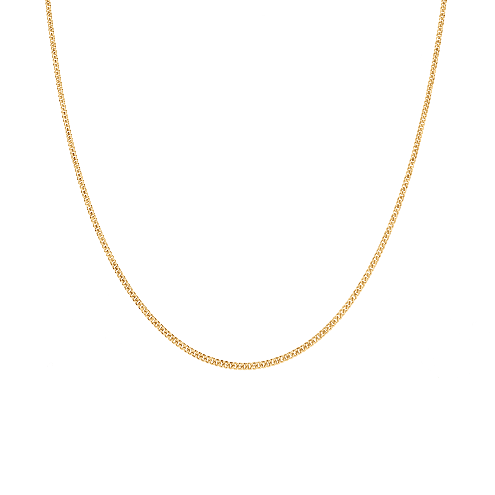 Pansarkedja 42cm 18K guld