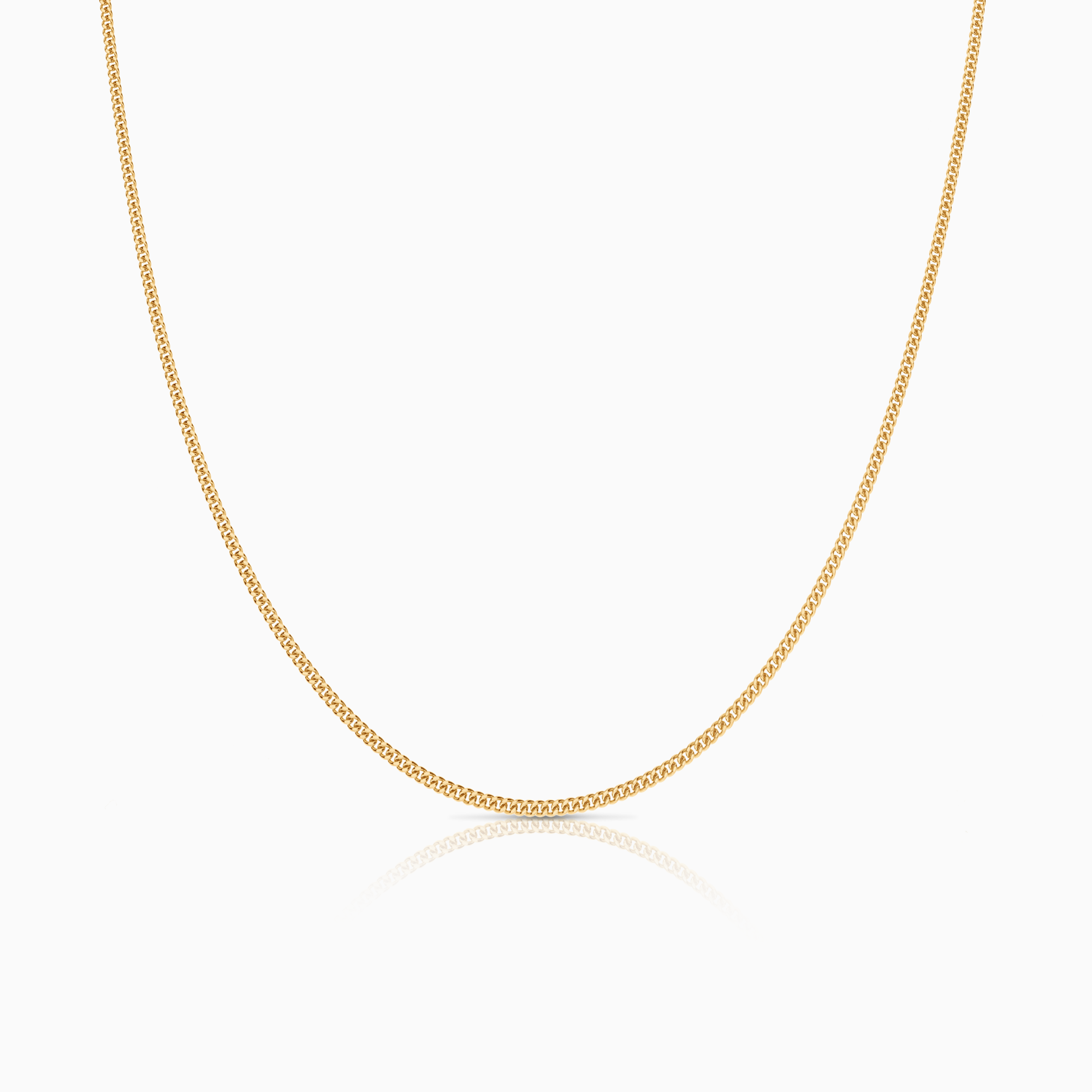 Pansarkedja 42cm 18K guld
