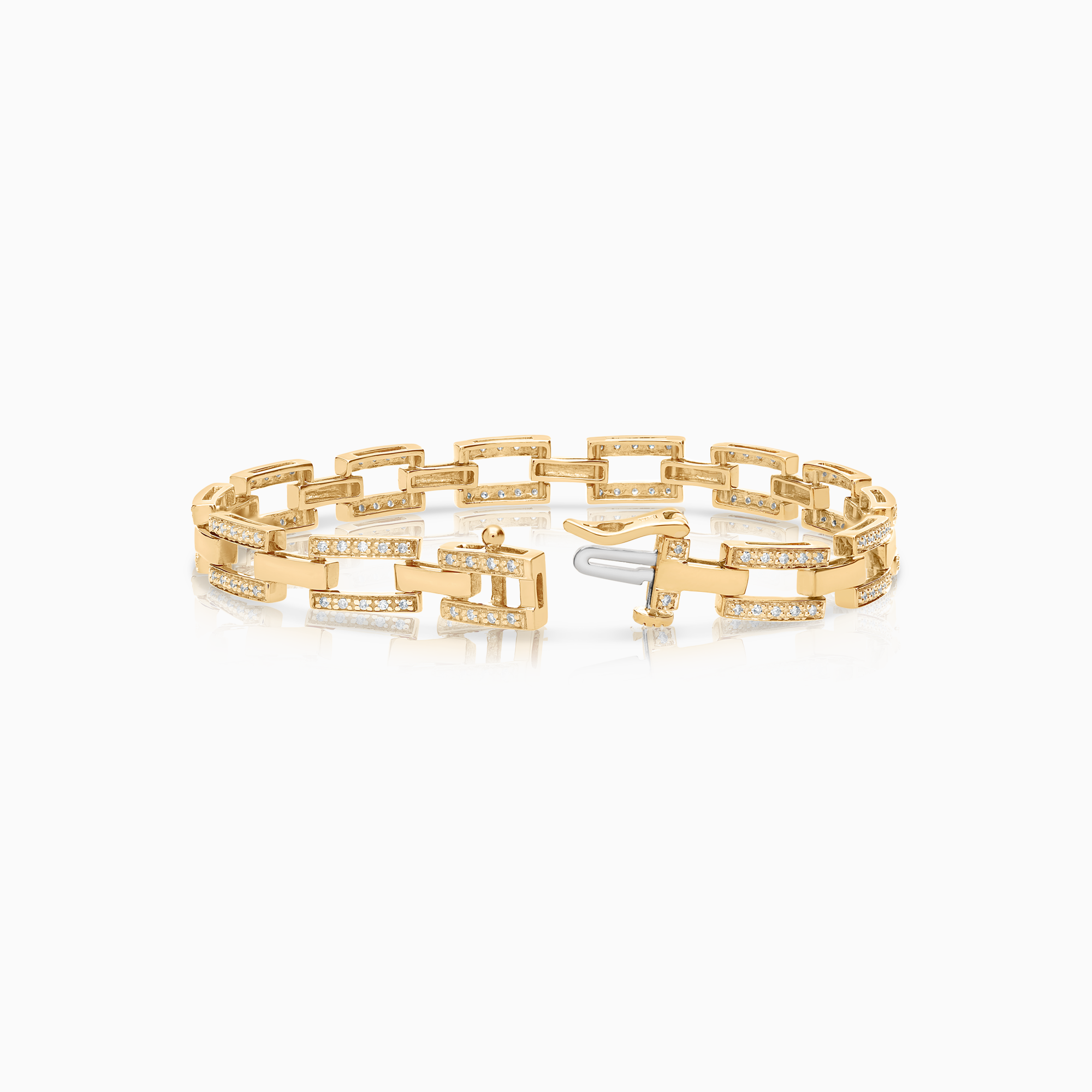 Diamond bracelet 0.39ct 18K gold