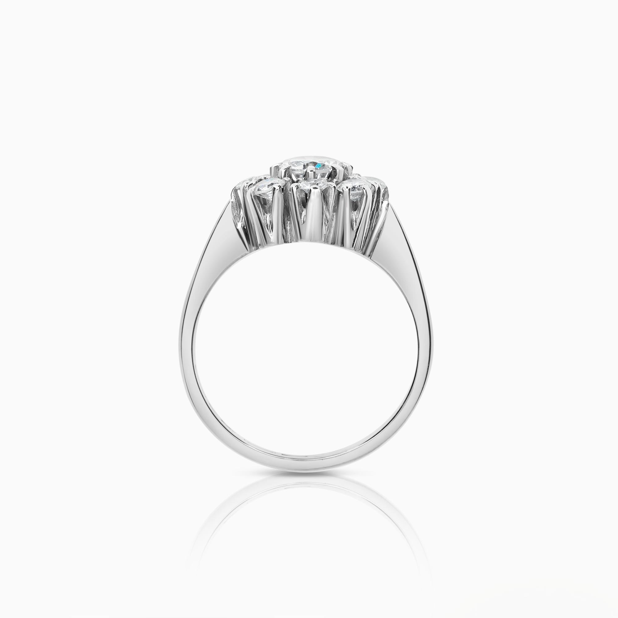 Diamantring 0,80 18K vitguld