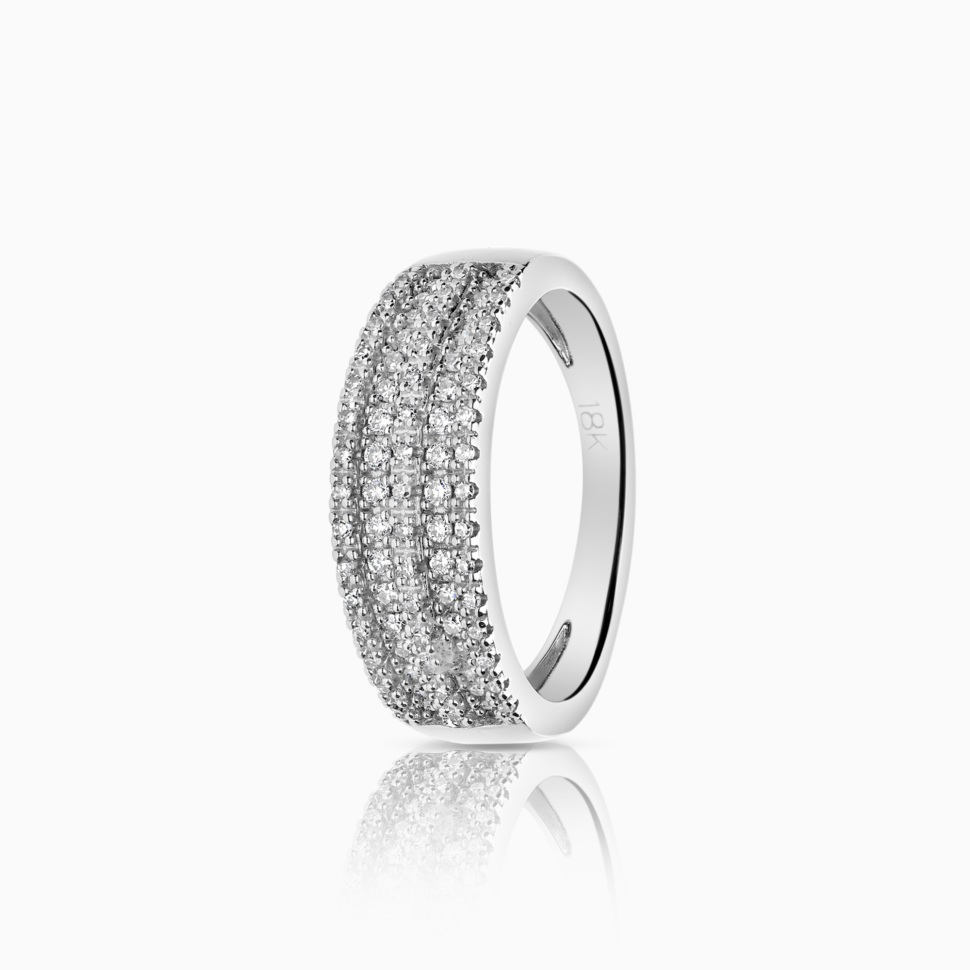 Diamantring 0,26ct 18K vitguld