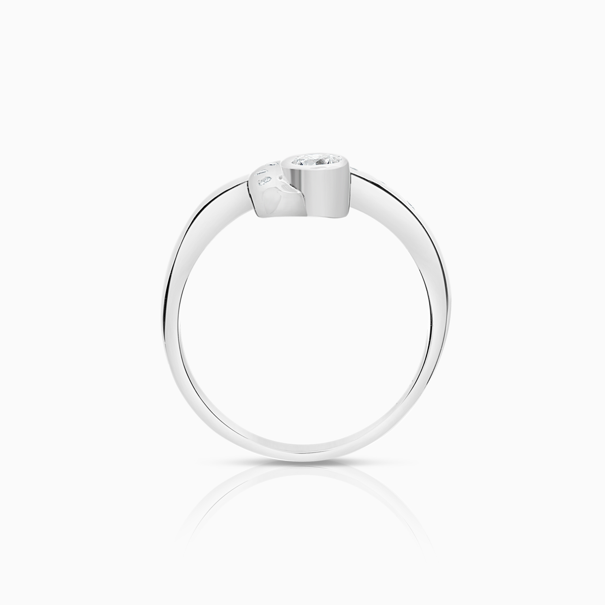 Diamantring 0,21ct 18K vitguld
