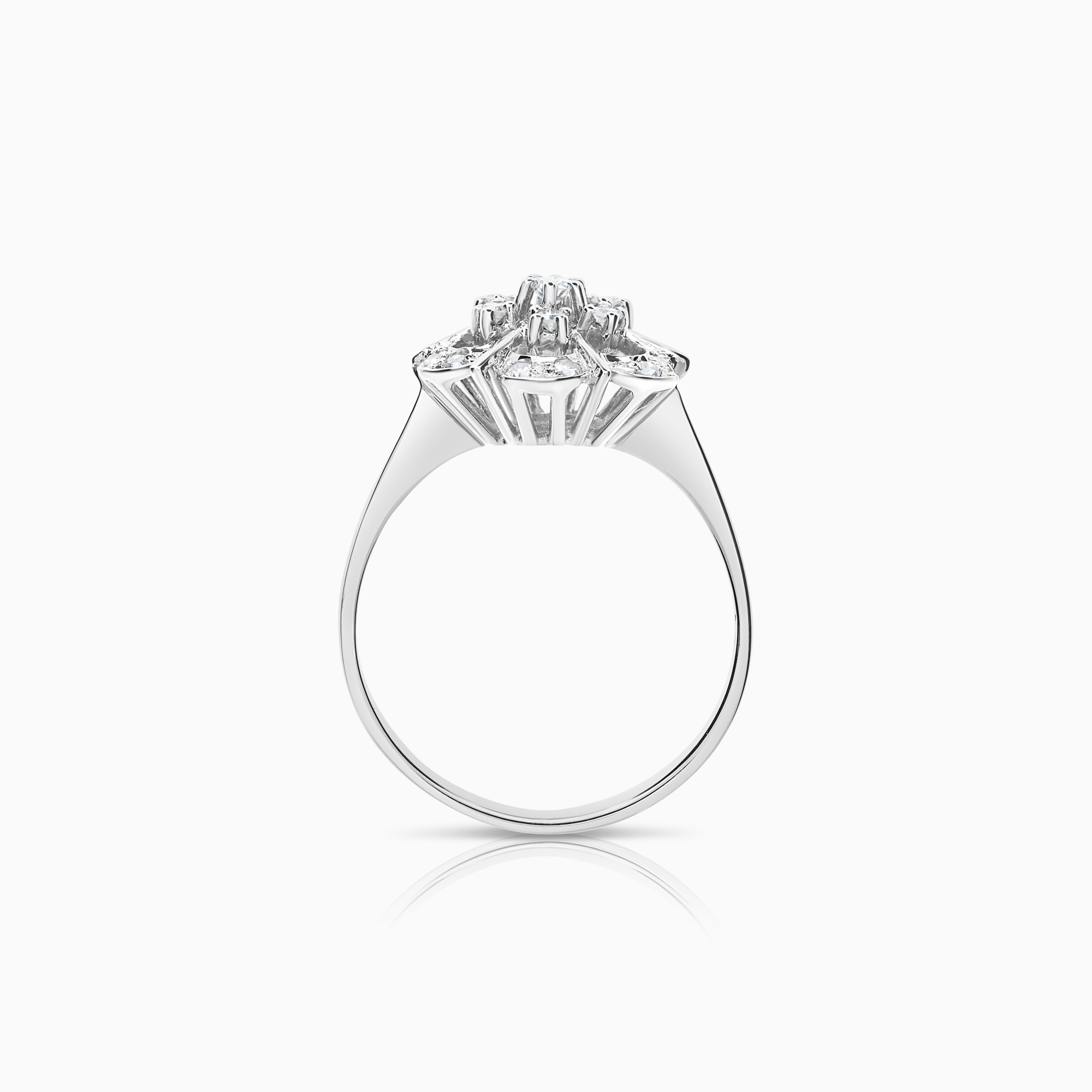 Diamantring 0,23ct 18K vitguld