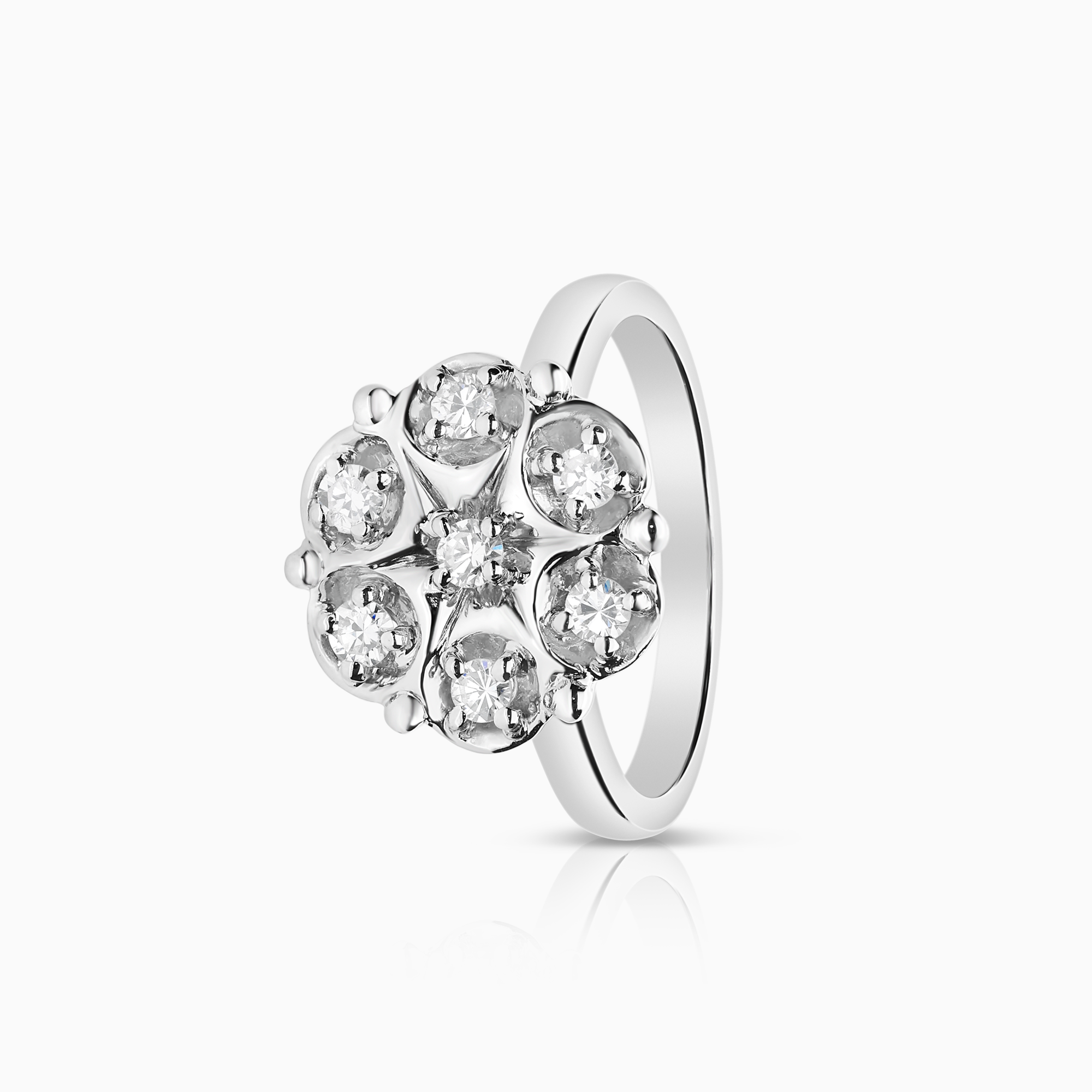 Carmoséring 0,28ct 18K vitguld