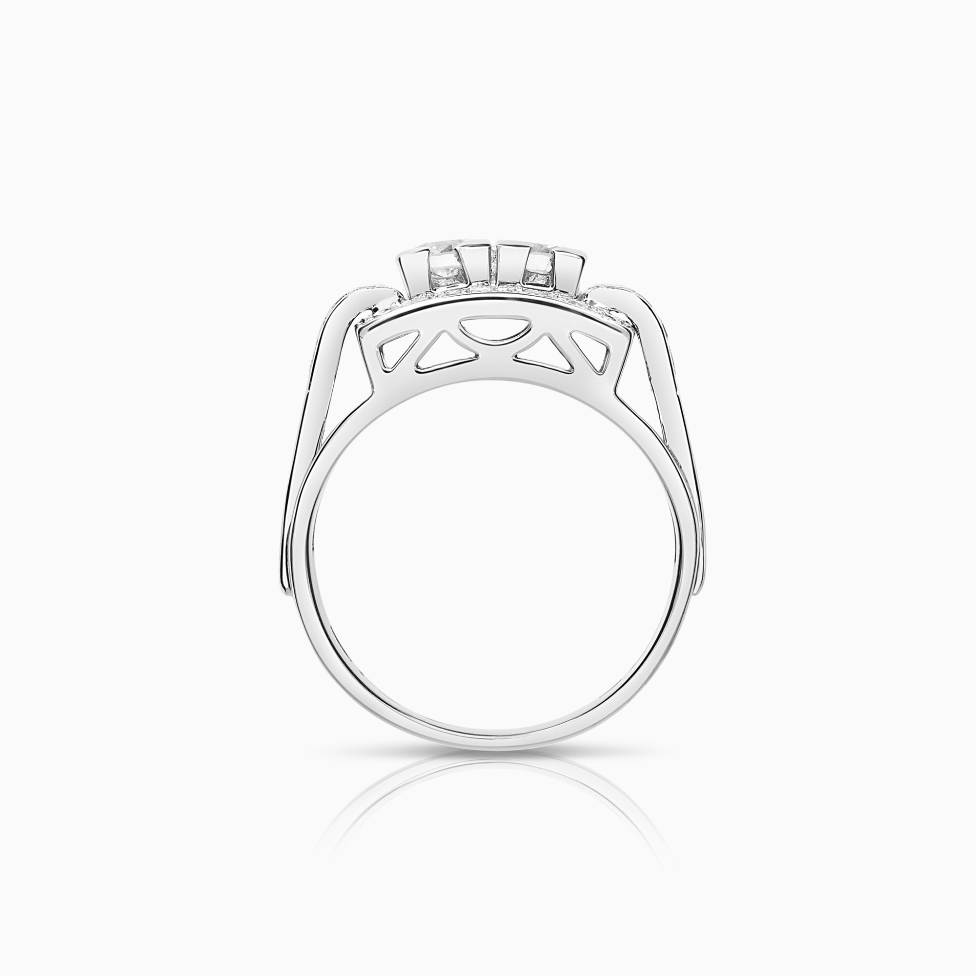 Diamantring 0,60ct 18K vitguld