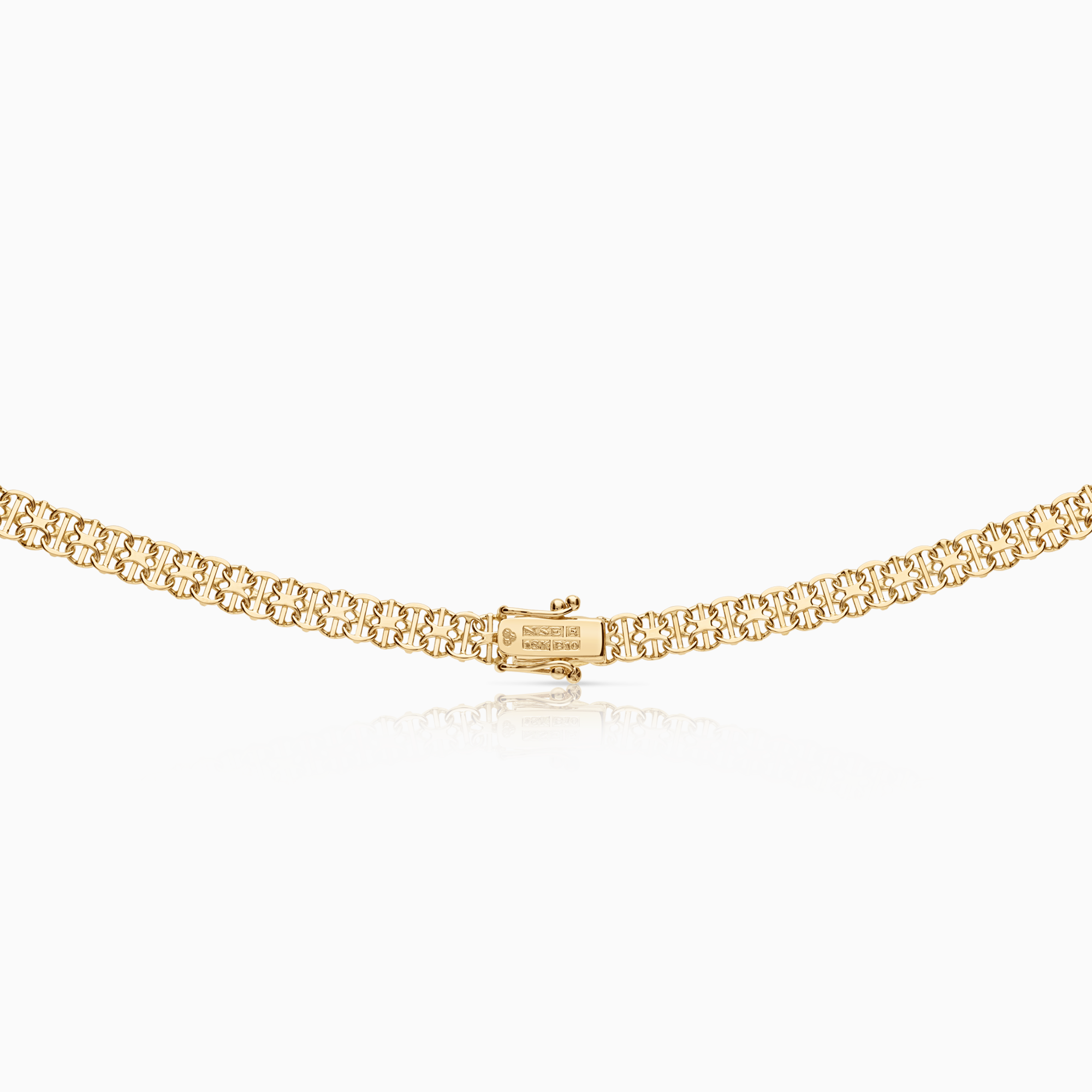 X-link necklace 16.71g 18K gold