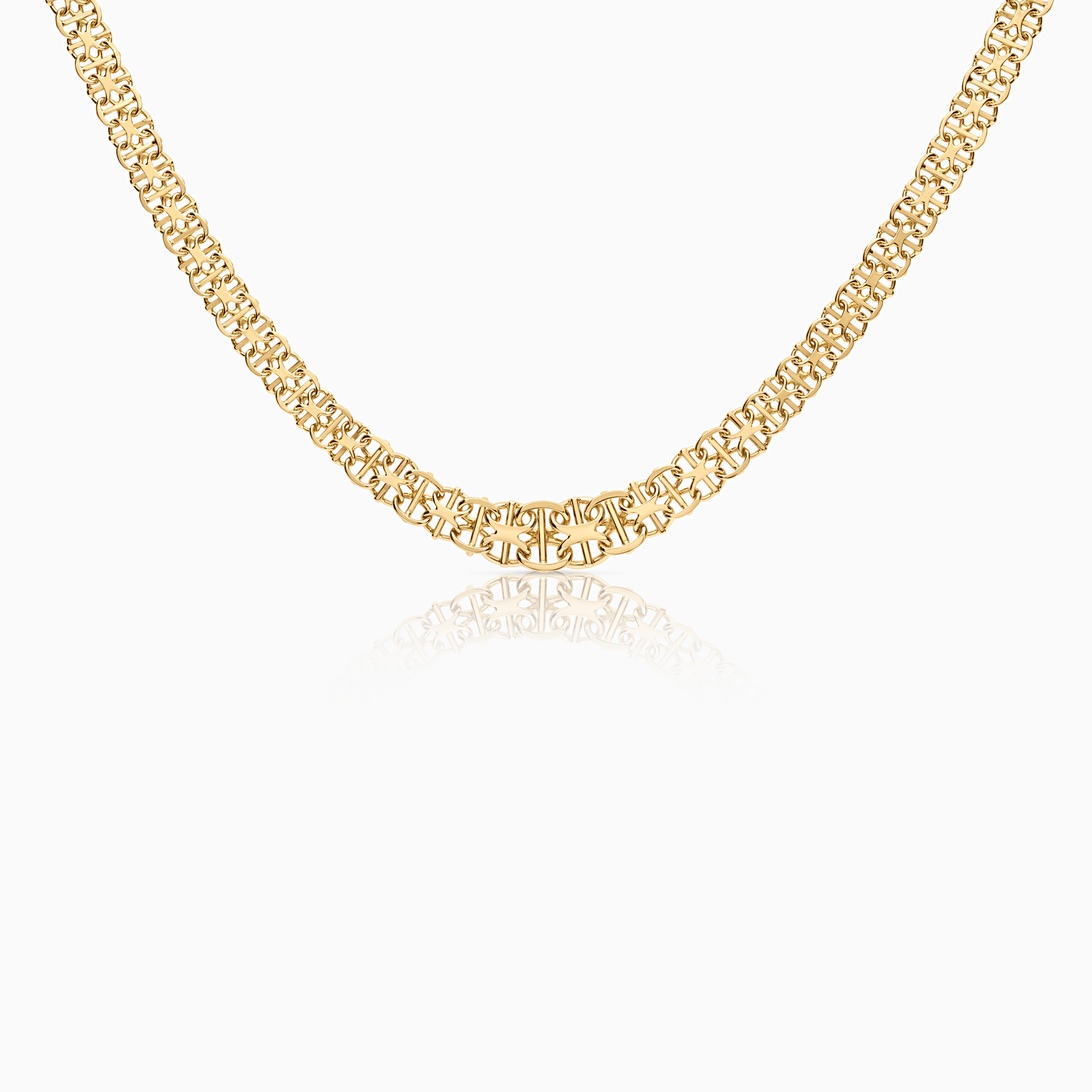 X-link necklace 16.71g 18K gold