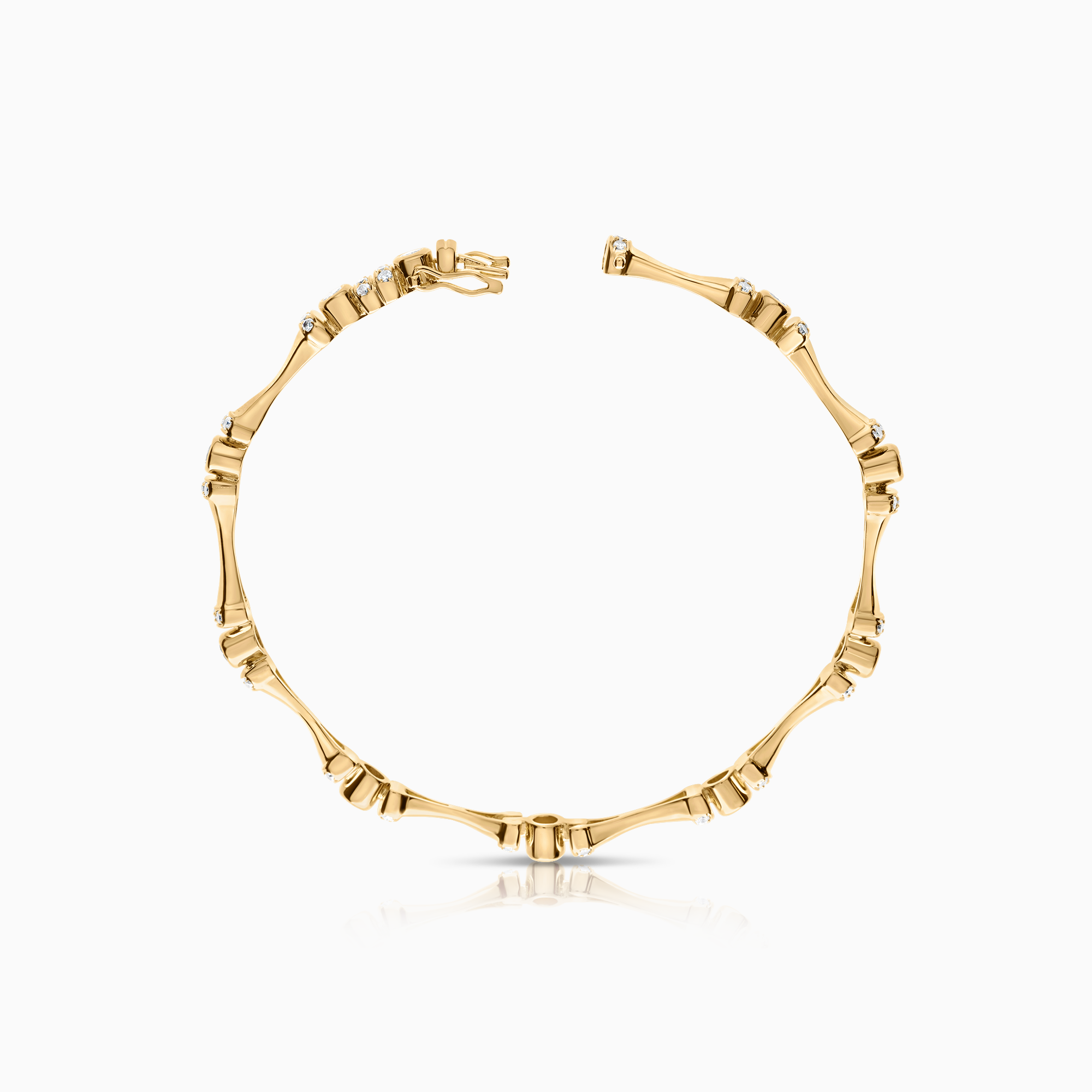 Armring med diamanter 1,54ct 18K guld