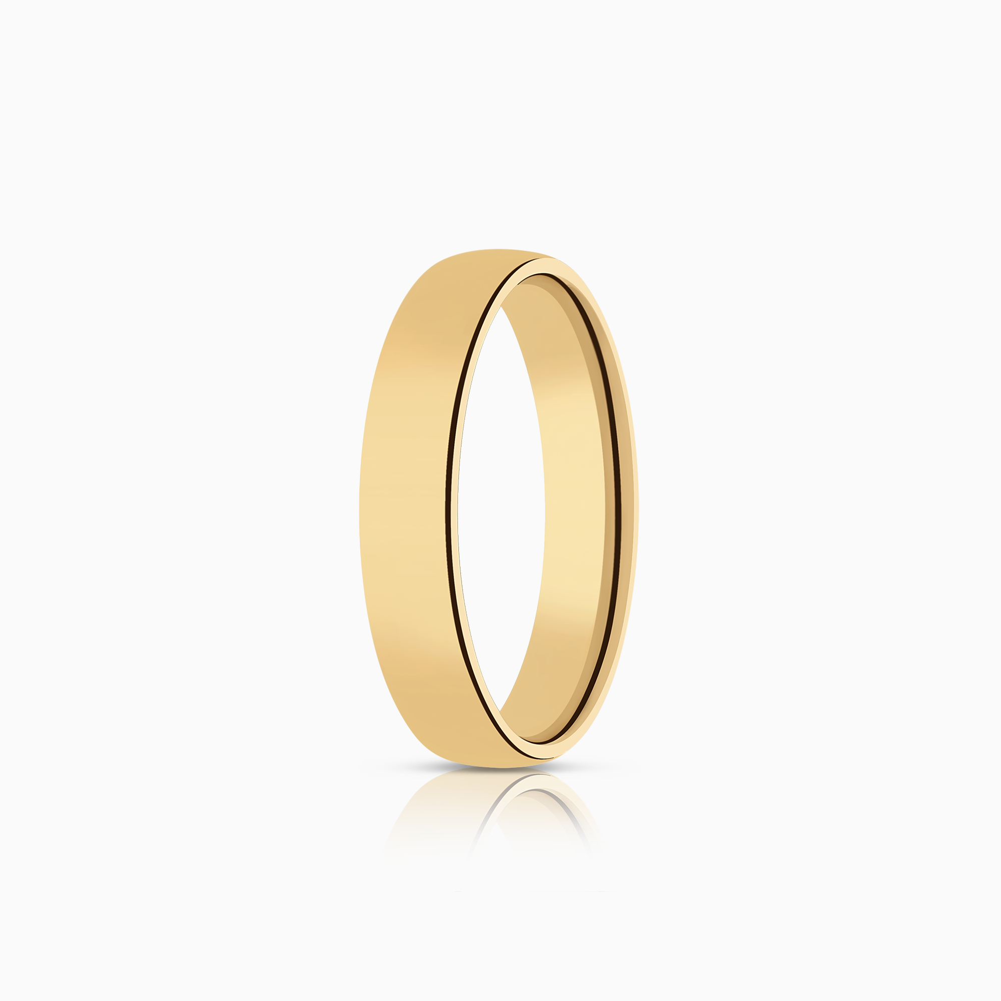 Plain ring 3.90g 18K gold