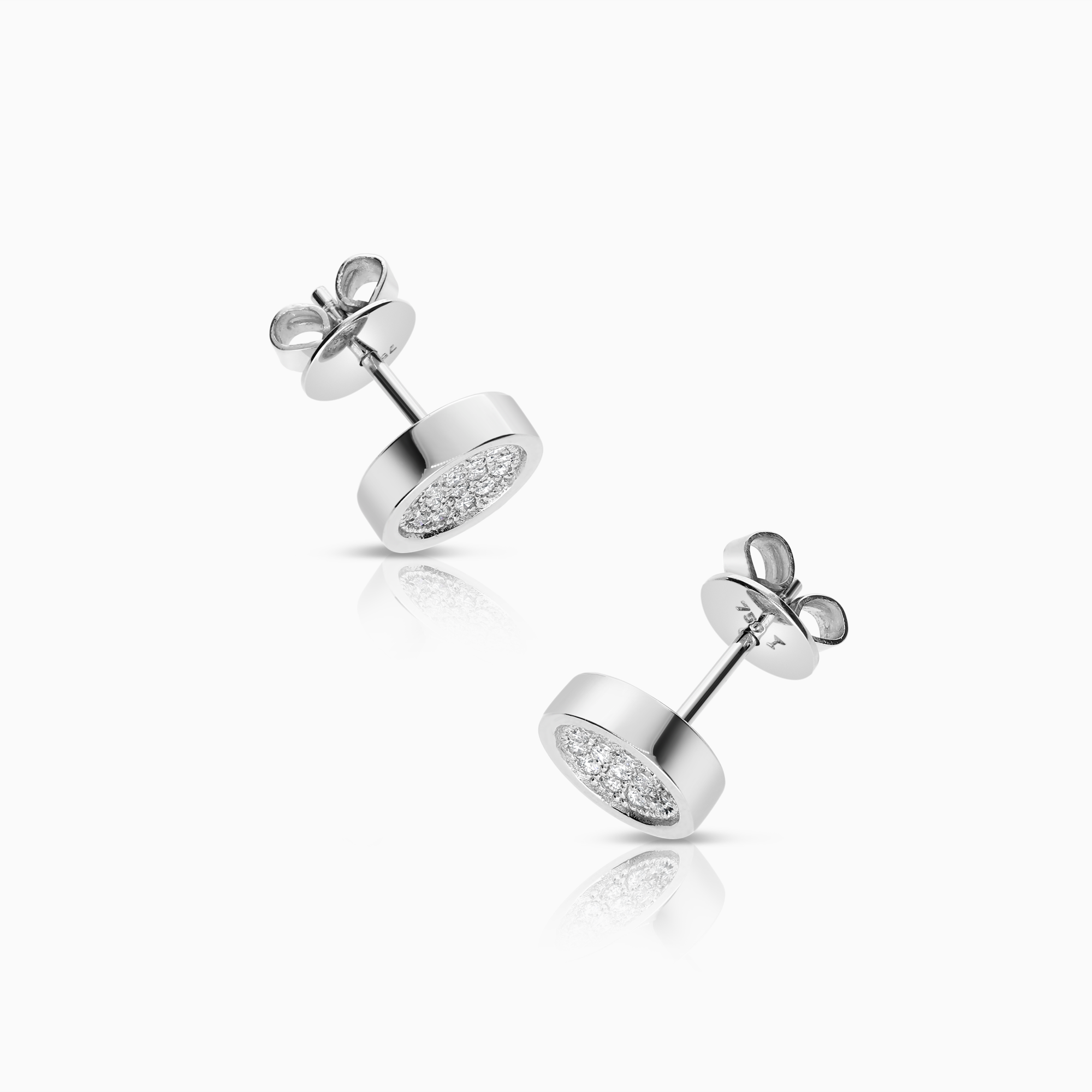 Diamantörhängen 0,18ct 18K vitguld