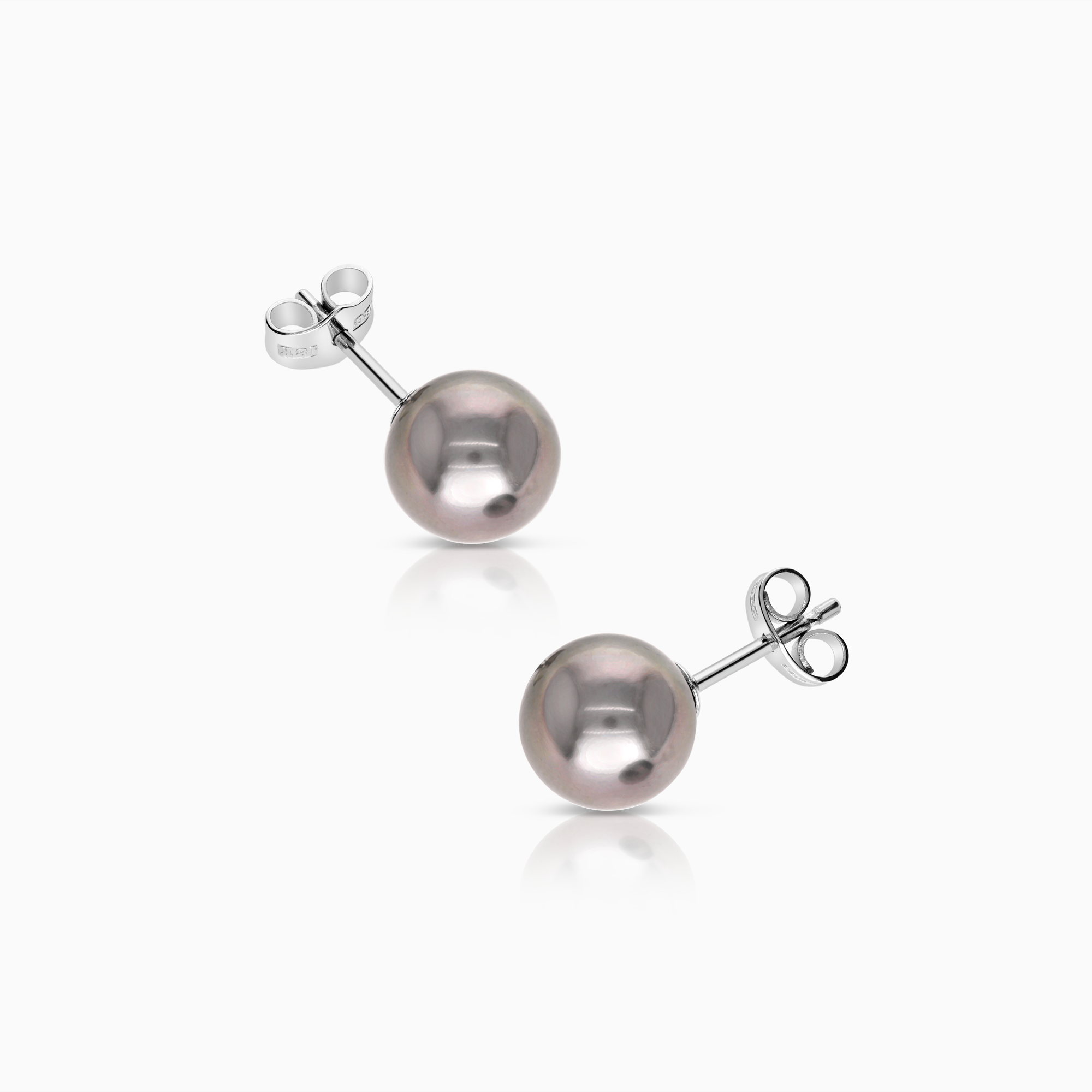 Pärlörhängen 3,22g 18K vitguld