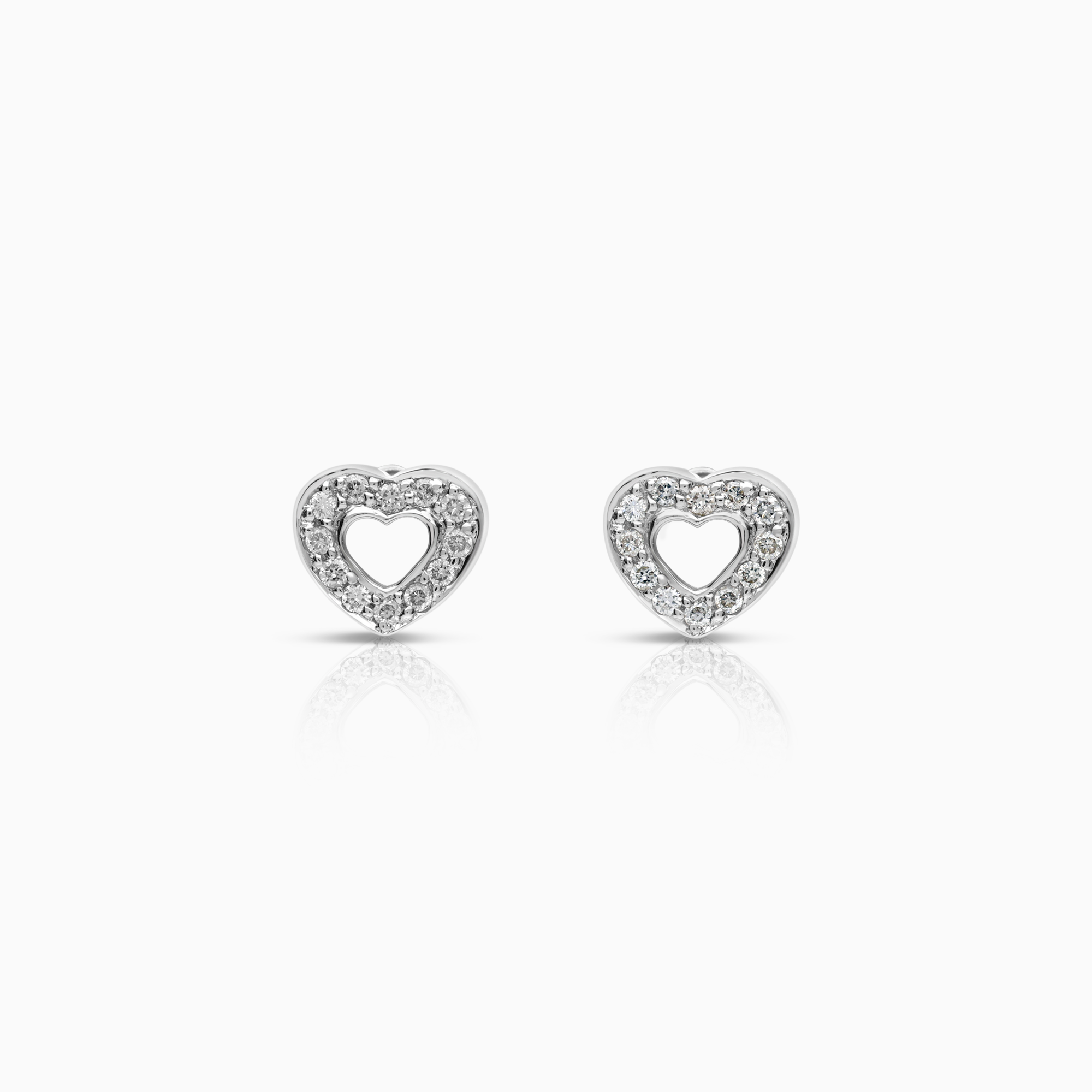 Diamantörhängen 0,15ct 18K vitguld